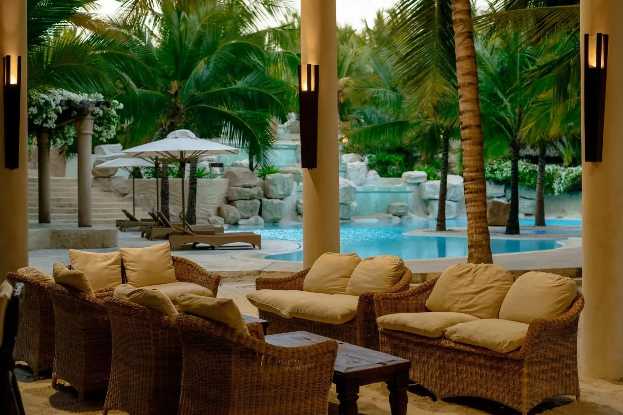 Seating area in Swahili Beach