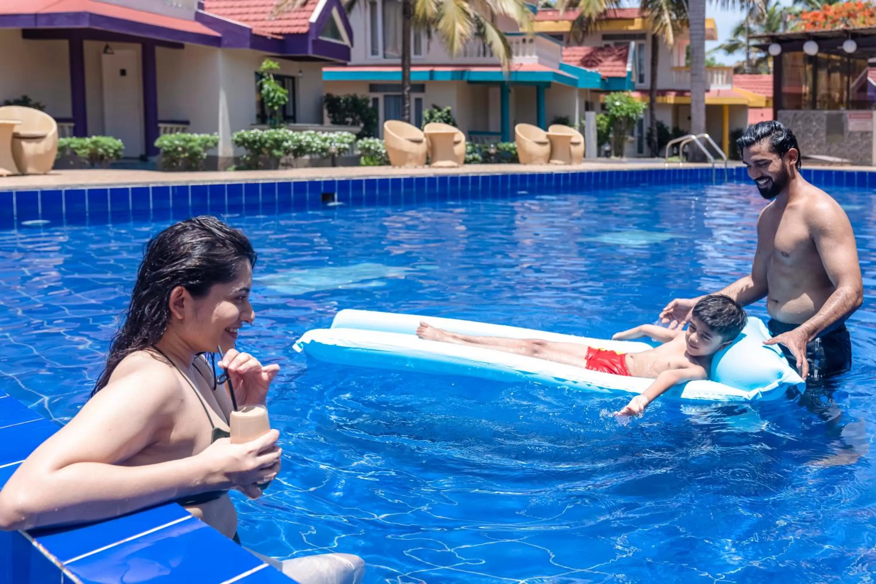 Swimming pool in Country Inn Goa Varca Beach - 2 minutes walk to the beach