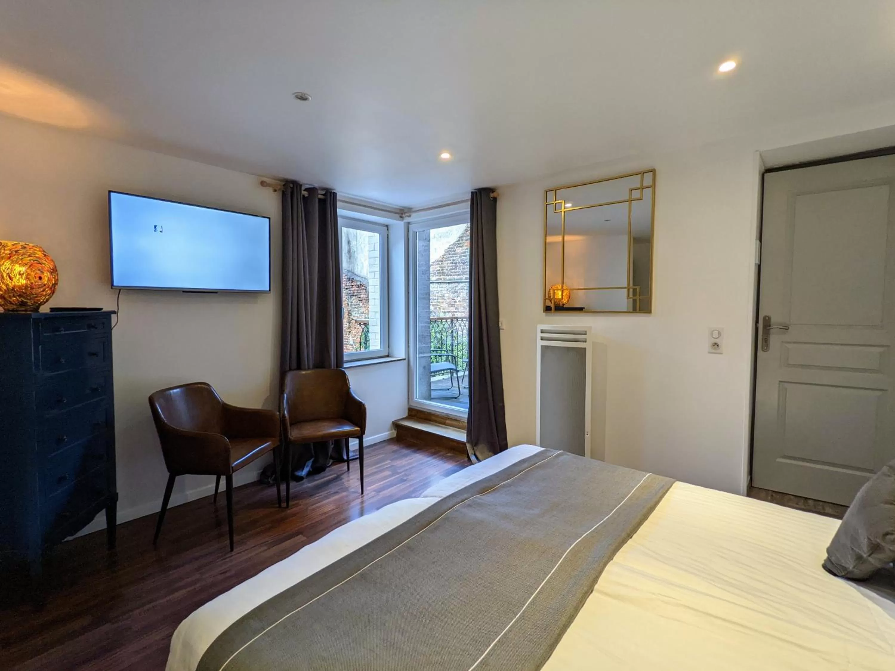 Bedroom, Bed in Chambres d'Hôtes La Filature