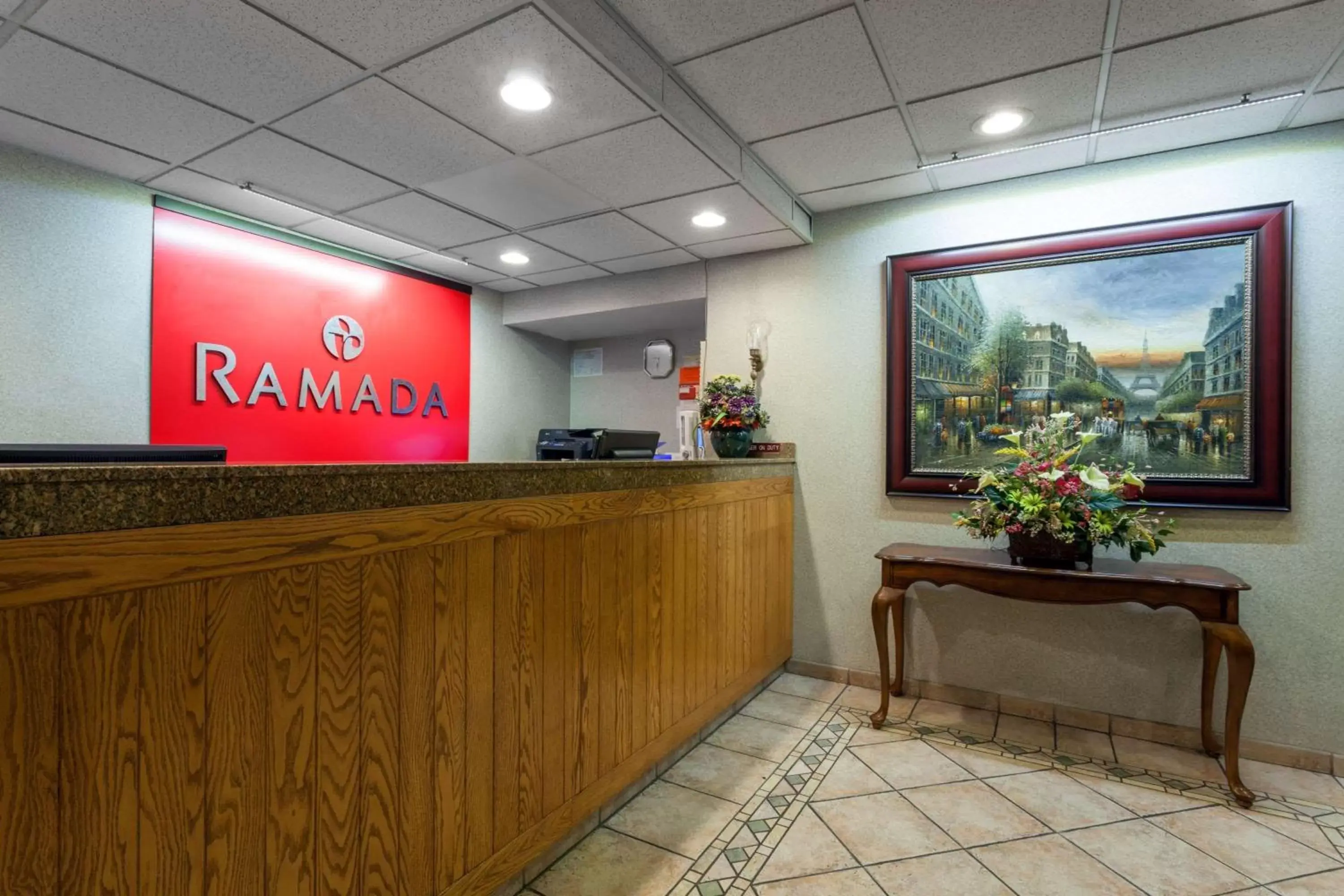 Lobby or reception in Ramada by Wyndham SeaTac Airport North Lobby or reception in Ramada by Wyndham SeaTac Airport North