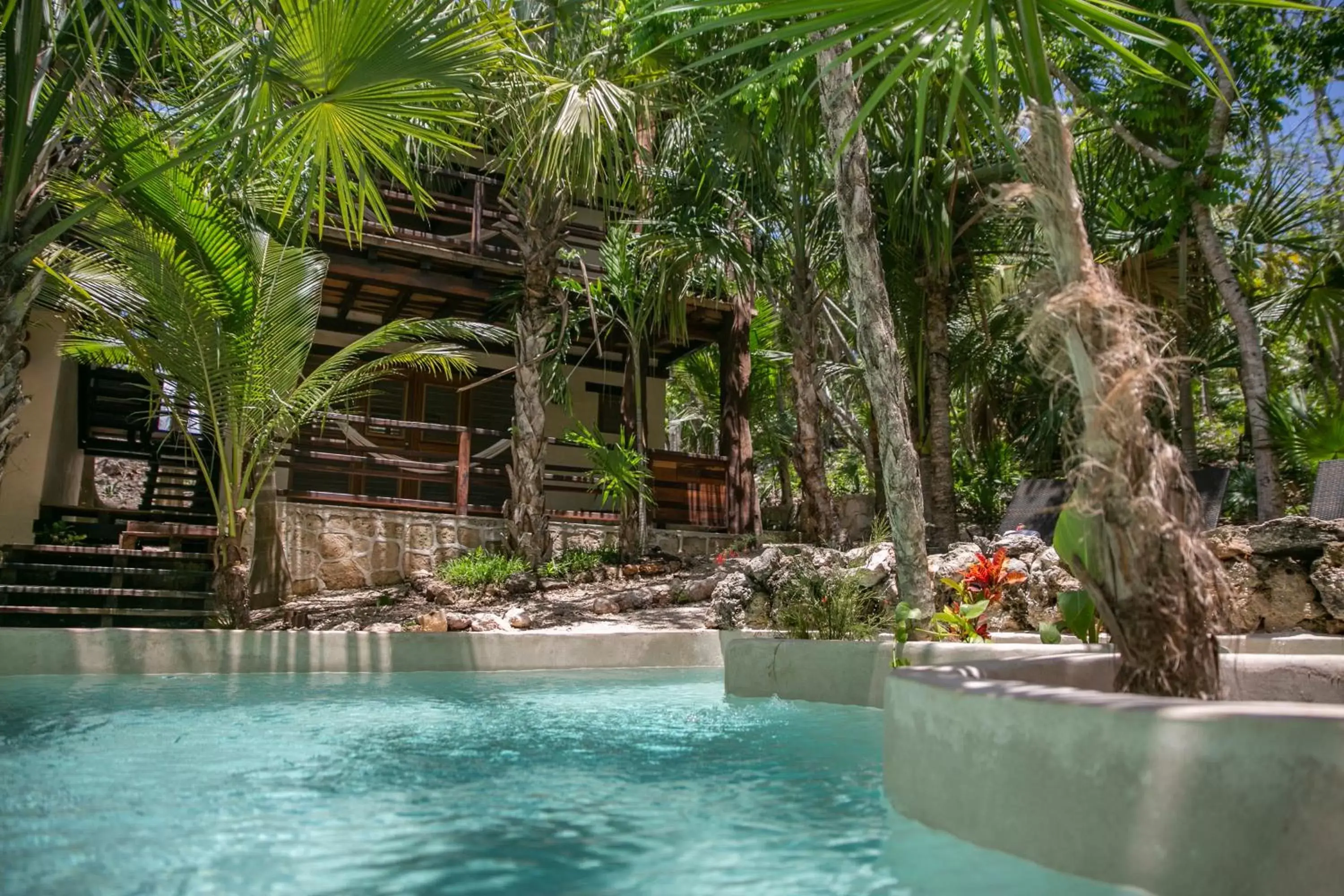 Property building, Swimming Pool in Hotel Buenavista Bacalar - Yoga & Meditation Included