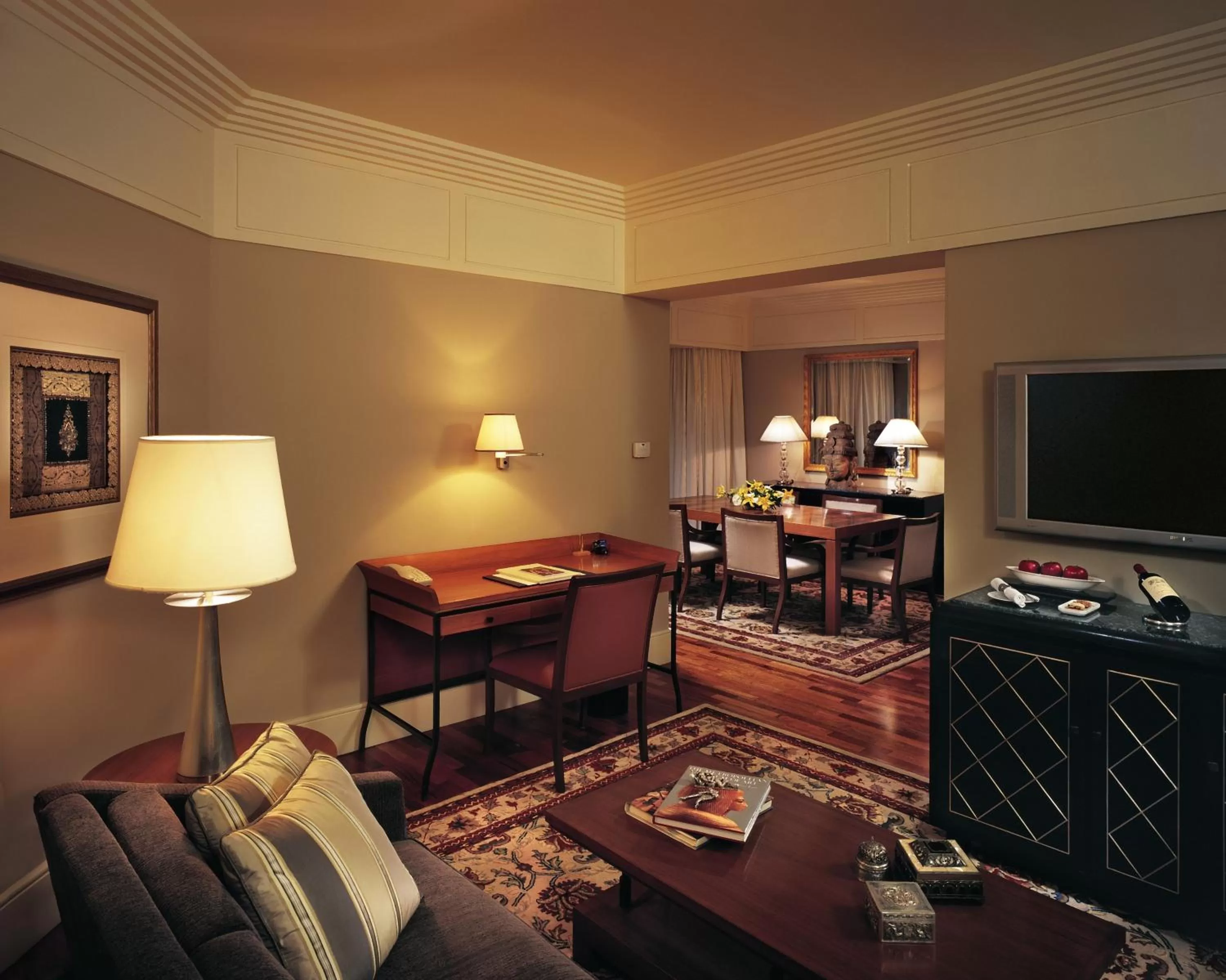 Living room in The Leela Mumbai