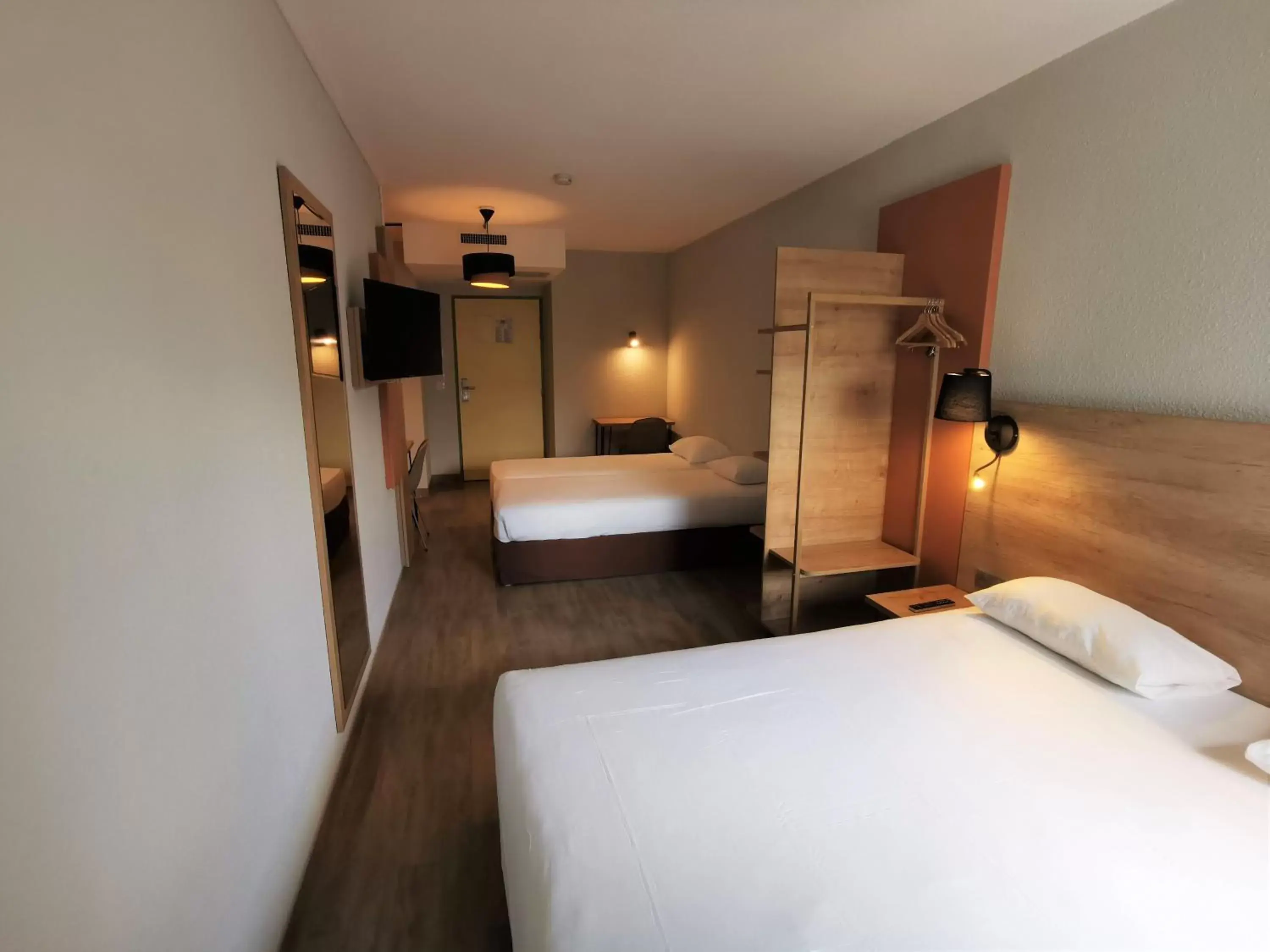 Bed in Apparthotel Torcy