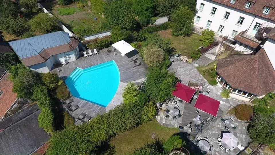 Bird's-eye View in Hostellerie de la Tour d'Auxois