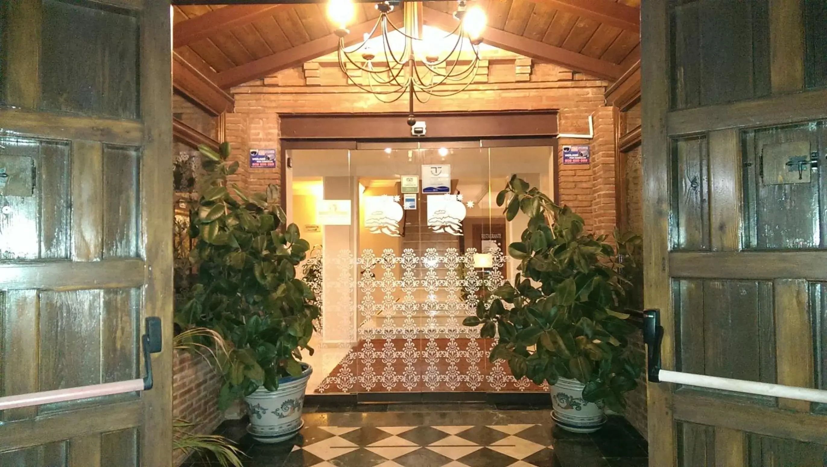 Lobby or reception in Hotel Sierra Hidalga