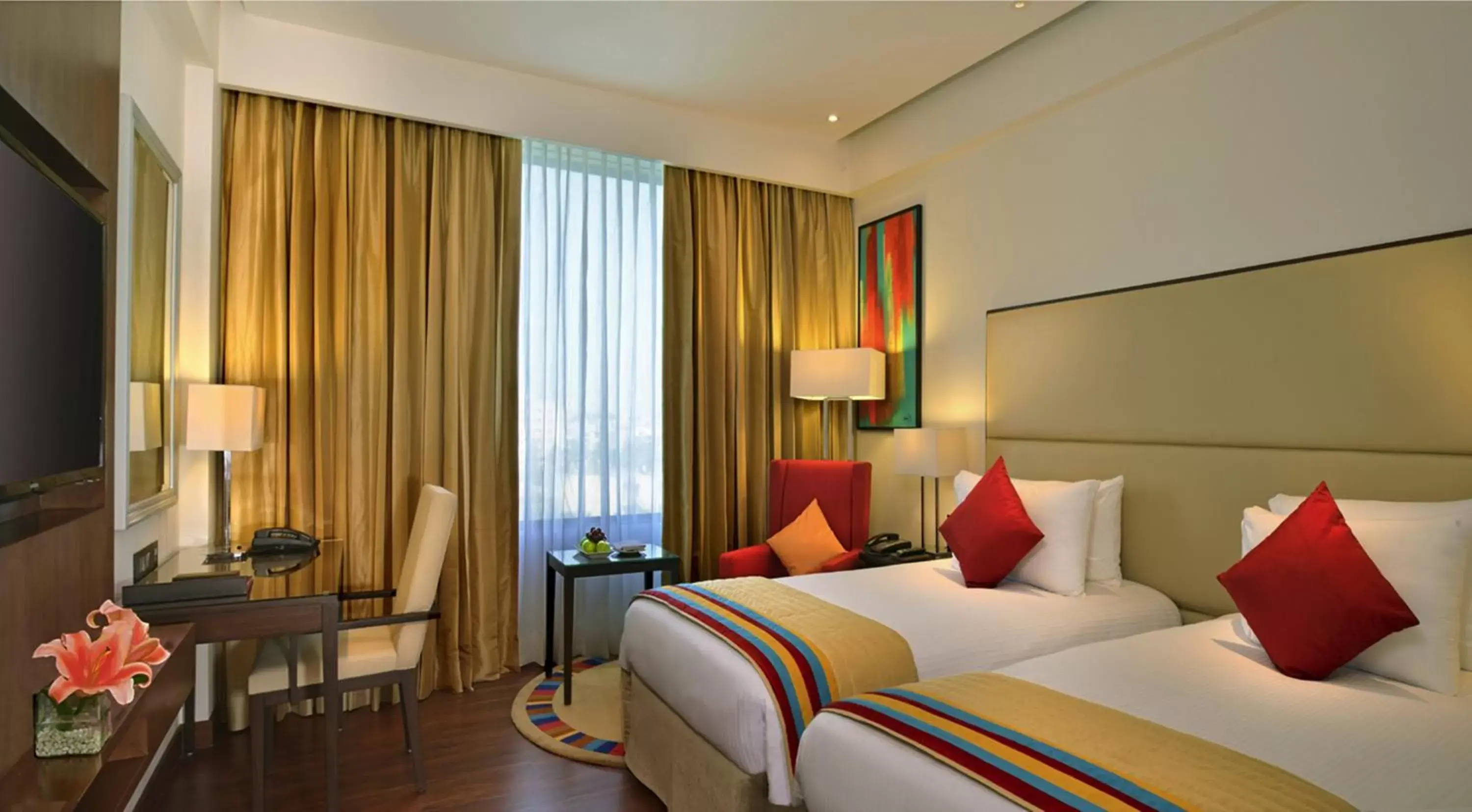 Bedroom, Bed in Park Plaza Chandigarh Zirakpur