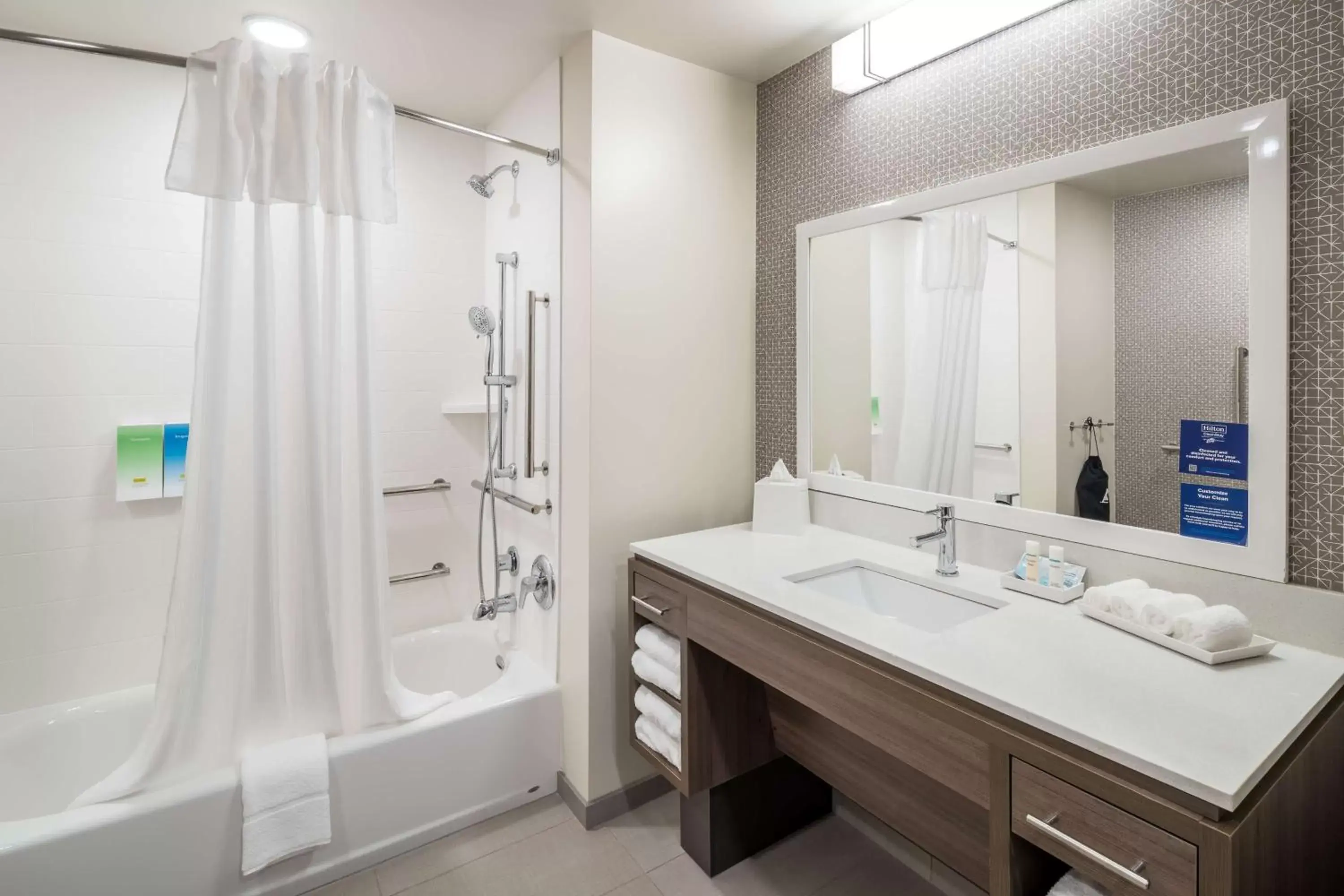Bathroom in Home2 Suites By Hilton Cape Canaveral Cruise Port