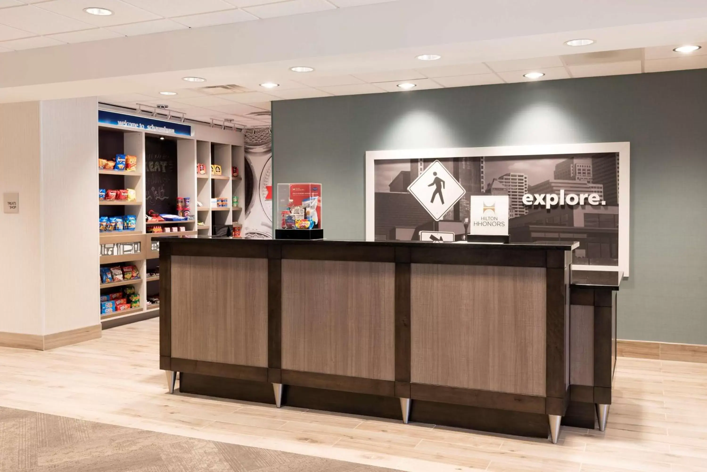 Lobby or reception in Hampton Inn & Suites by Hilton Chicago Schaumburg IL Lobby or reception in Hampton Inn & Suites by Hilton Chicago Schaumburg IL