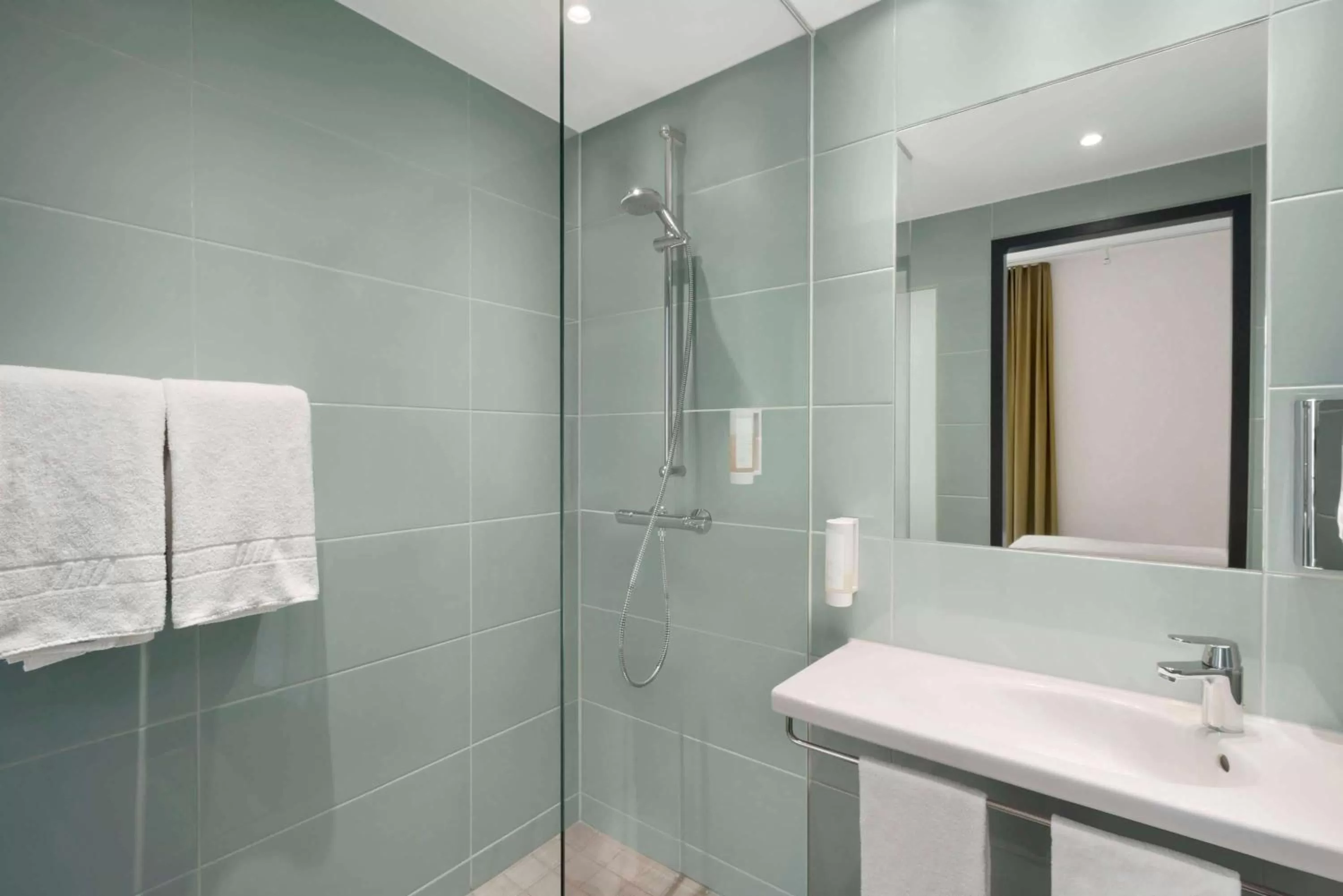 Bathroom in Super 8 by Wyndham Munich City West
