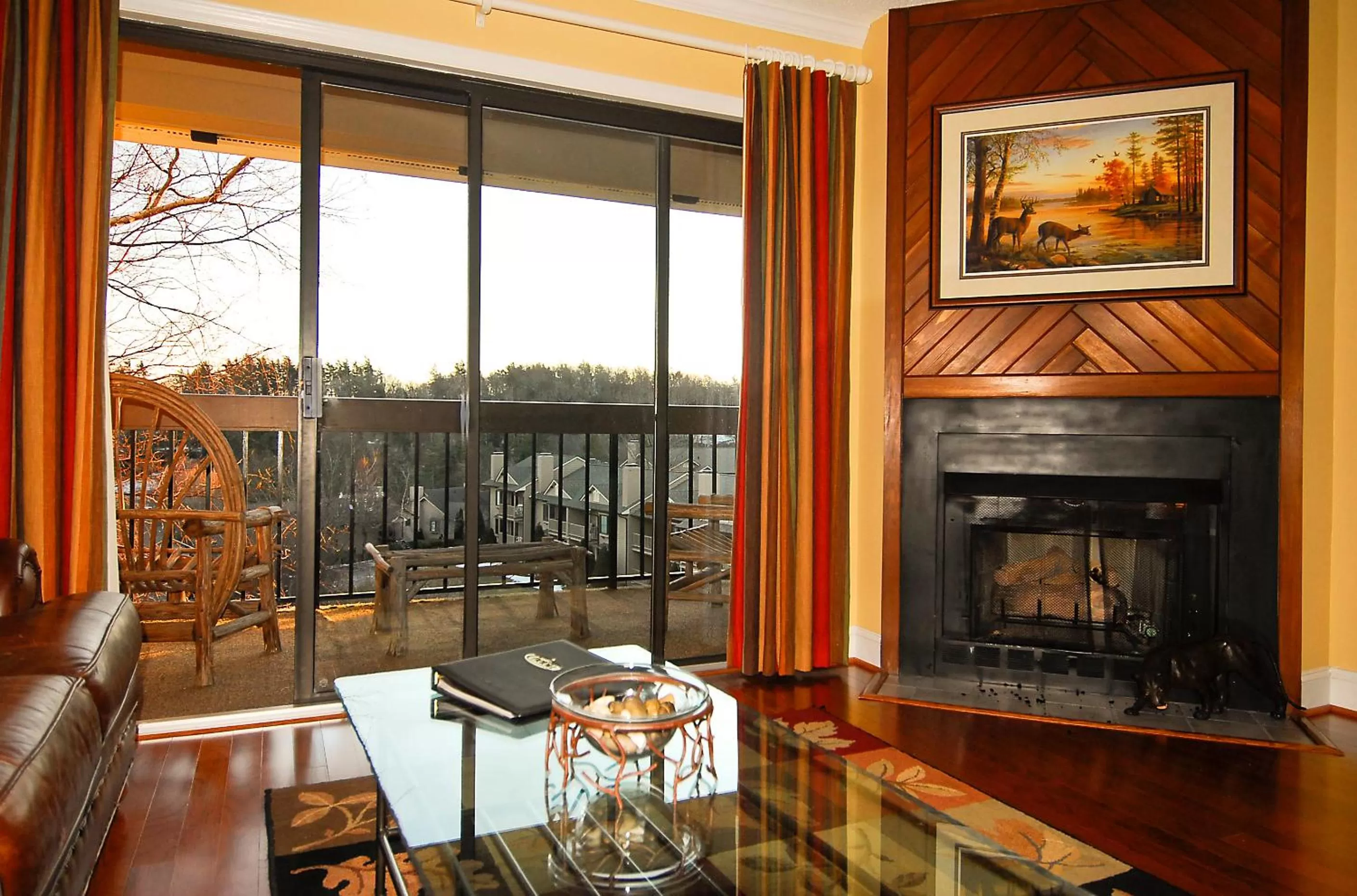 Living room in Chetola Resort Condominiums