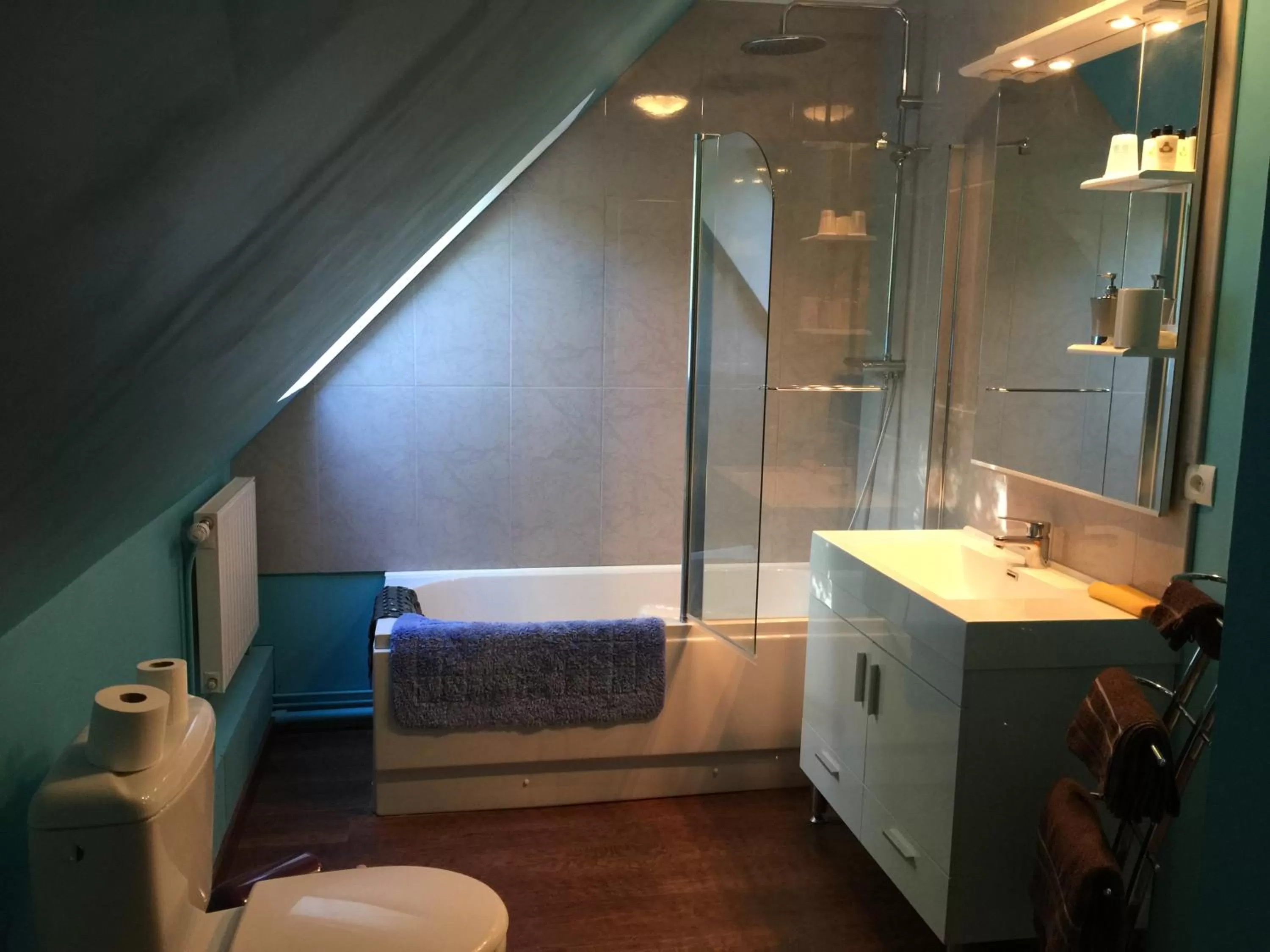 Shower in La Caronnière