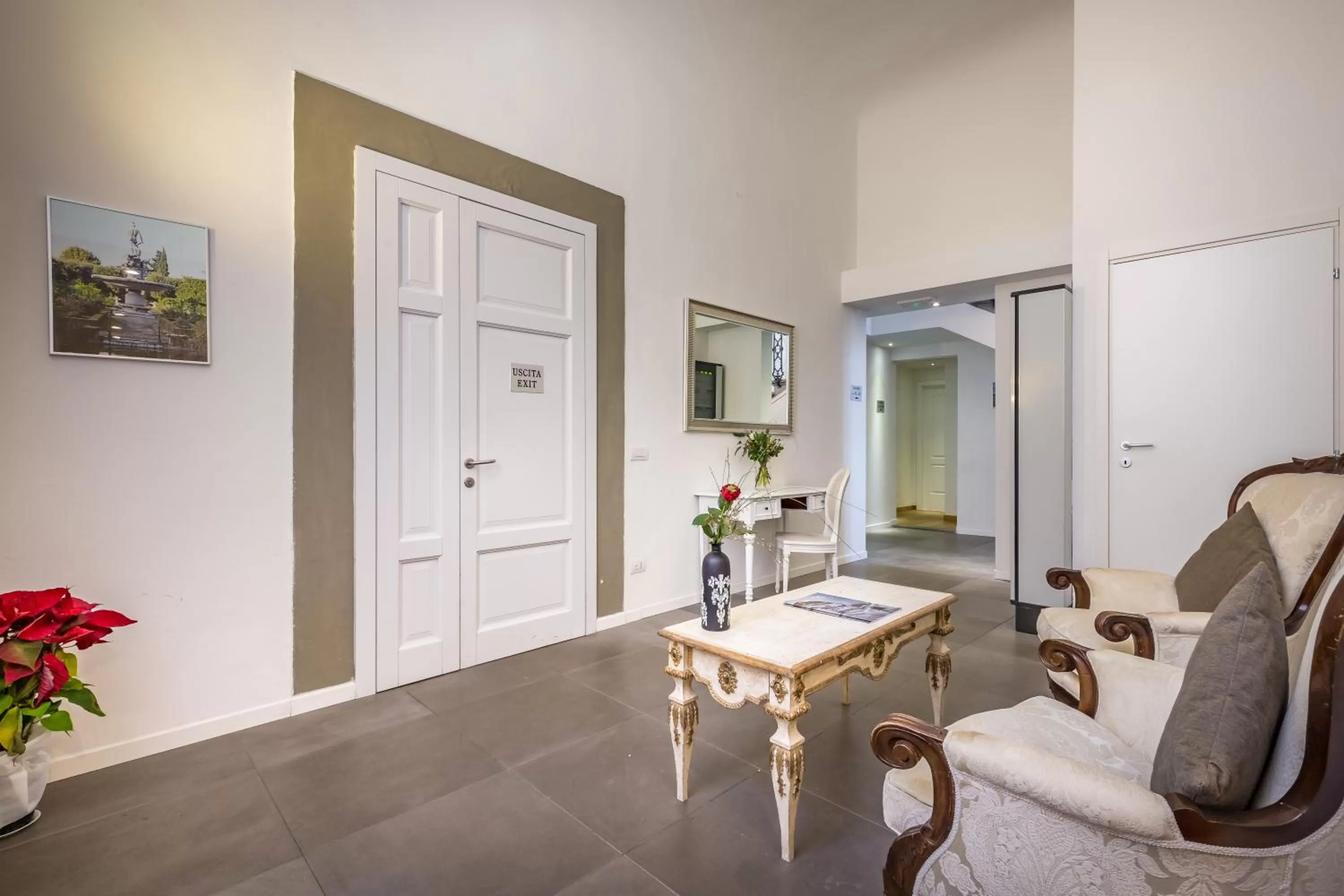 Seating area in Hotel La Scaletta al Ponte Vecchio