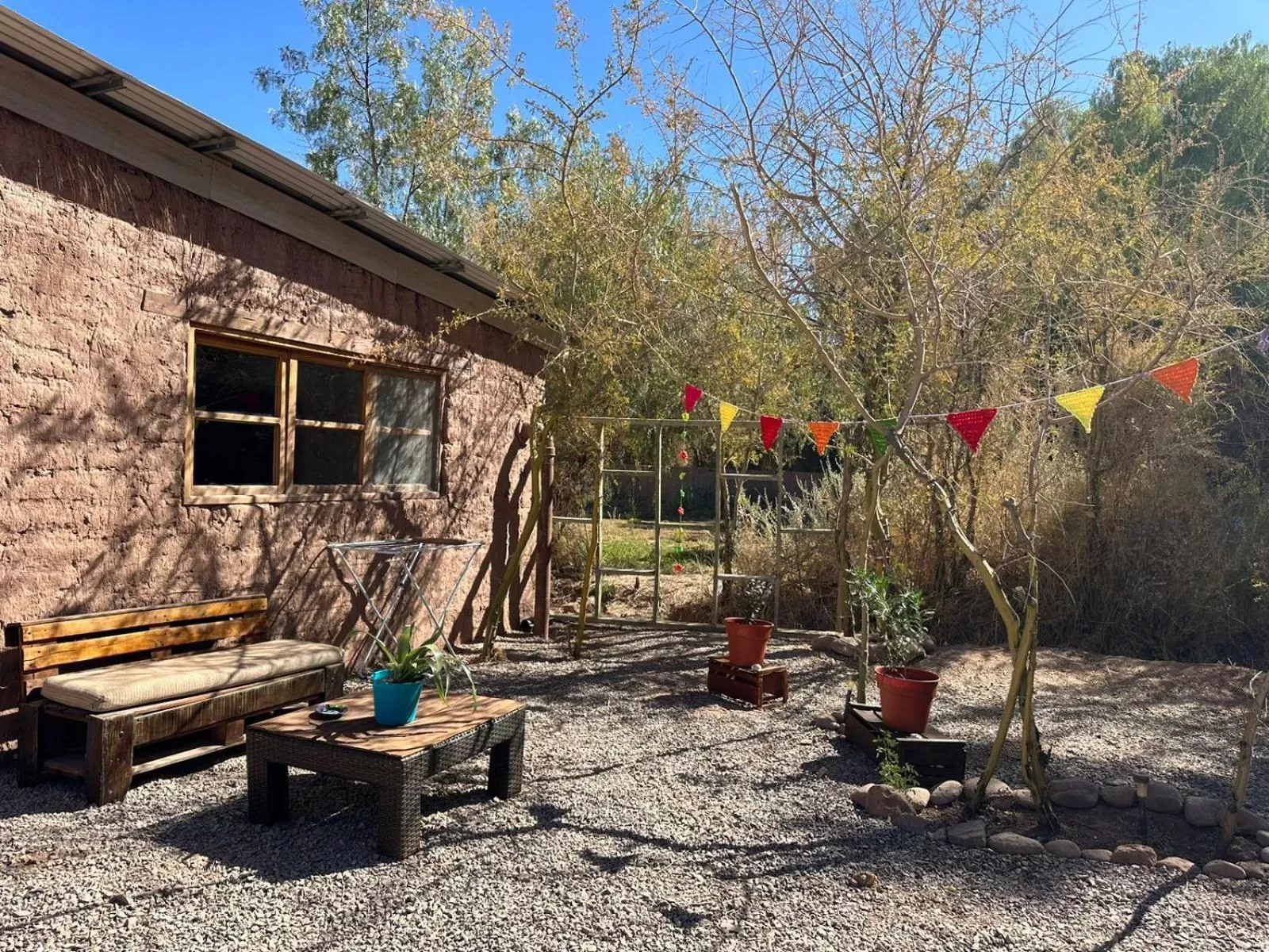 Patio in CaminAndes Hostal