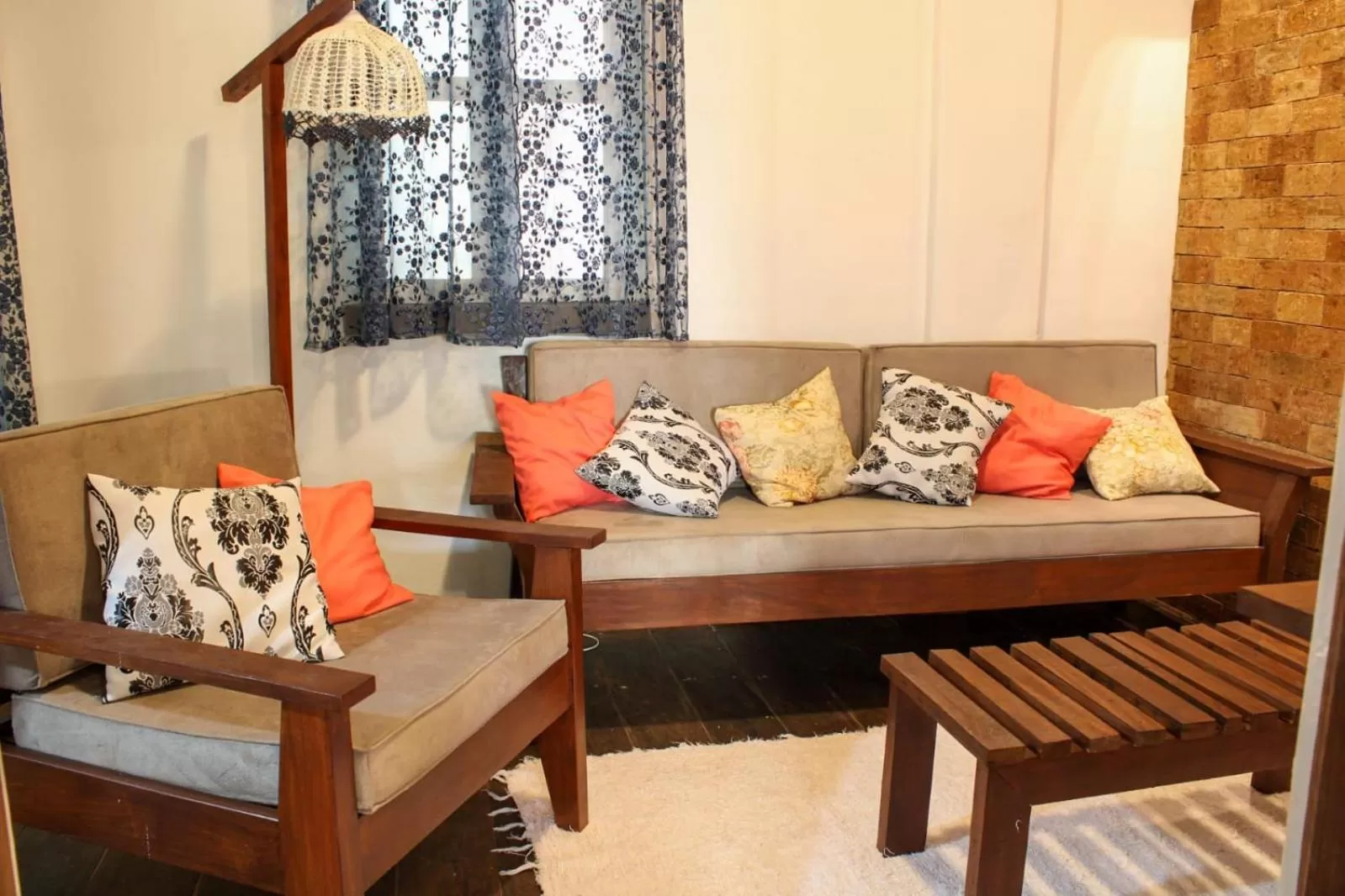 Living room in Pousada dos Hibiscus