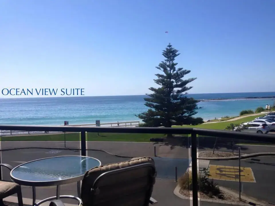 Balcony/Terrace, Sea View in Beachhouse Mollymook