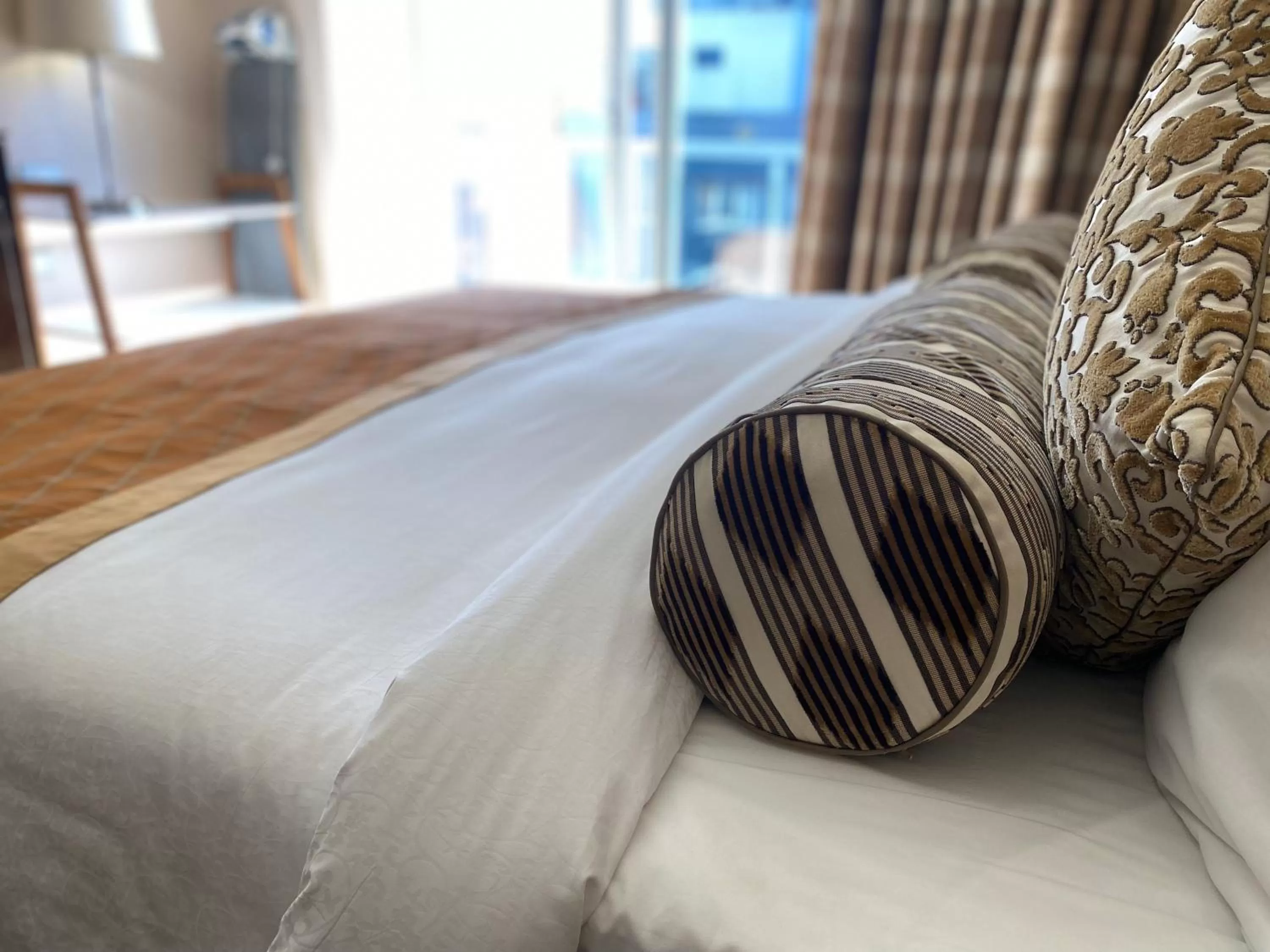 Bed in Taj Executive Suites, Private Residence