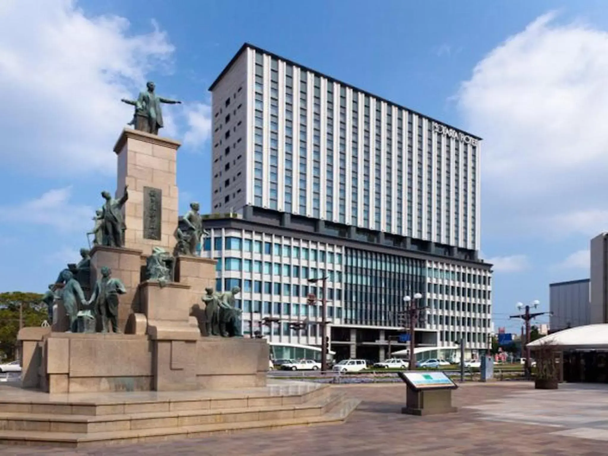 Facade/entrance in Solaria Nishitetsu Hotel Kagoshima Facade/entrance in Solaria Nishitetsu Hotel Kagoshima