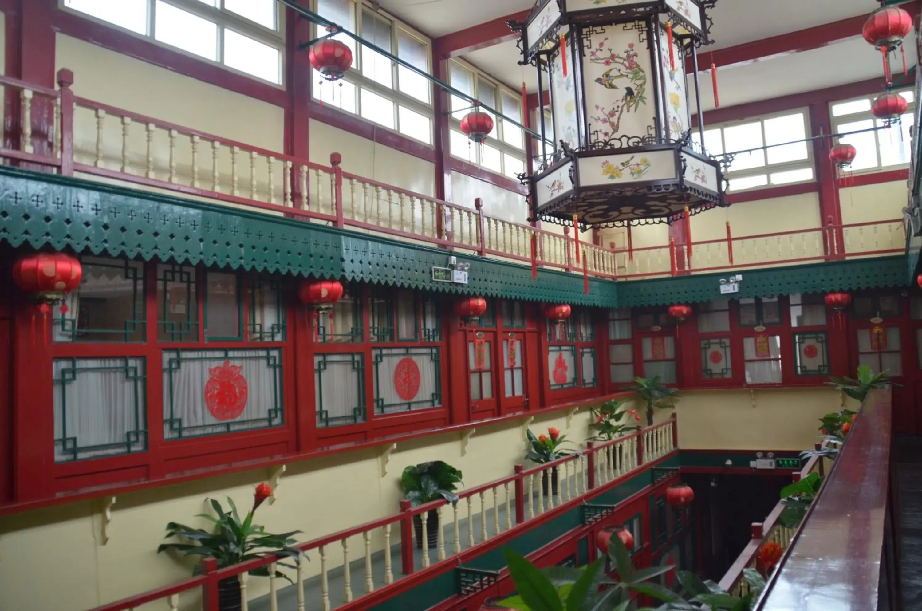 Decorative detail in Qianmen Courtyard Hotel