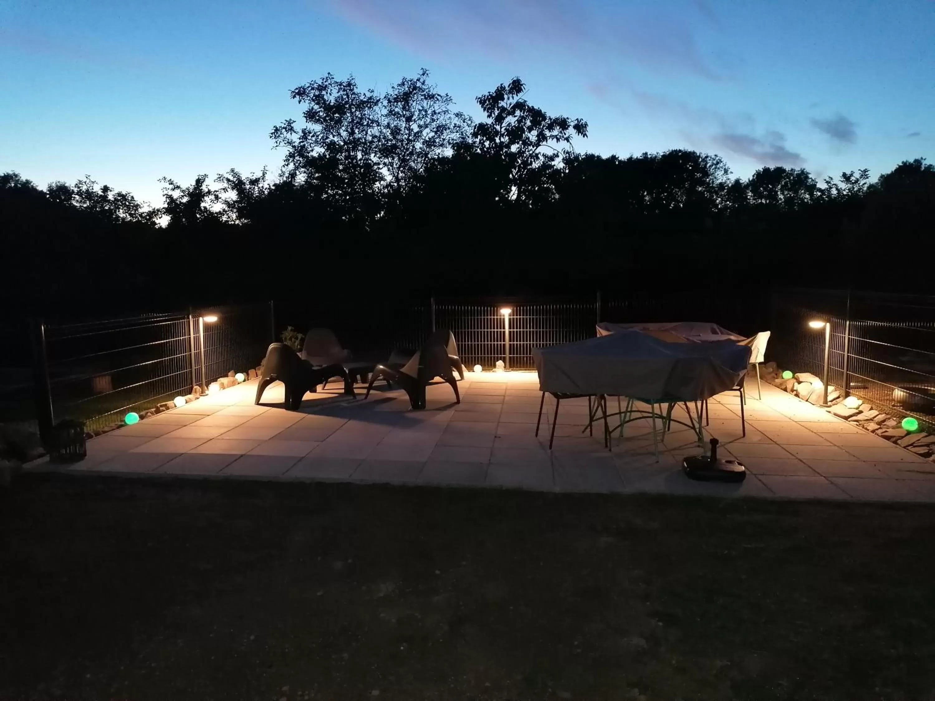 Patio in La Parisière