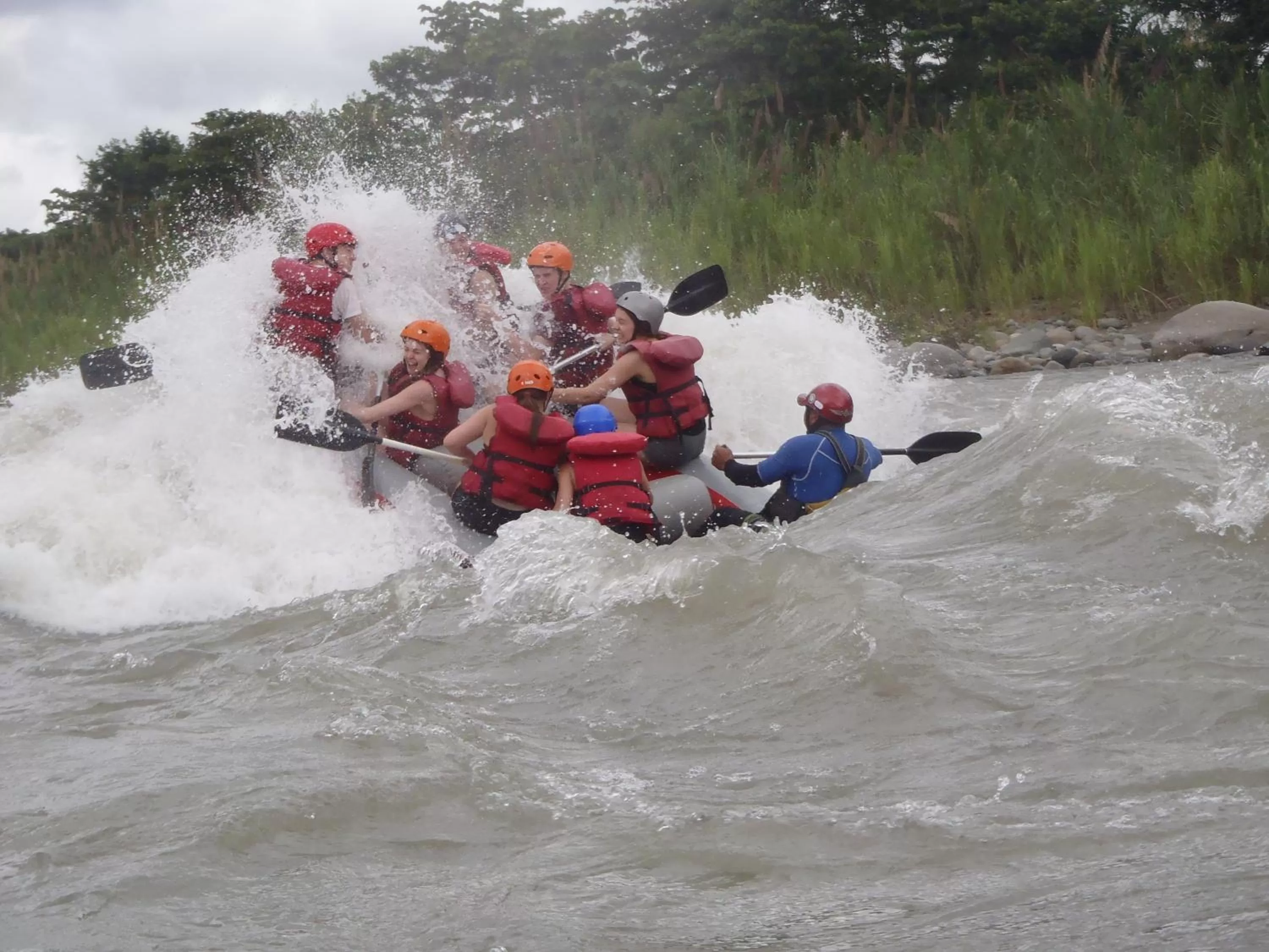 Canoeing in Hostal Limoncocha