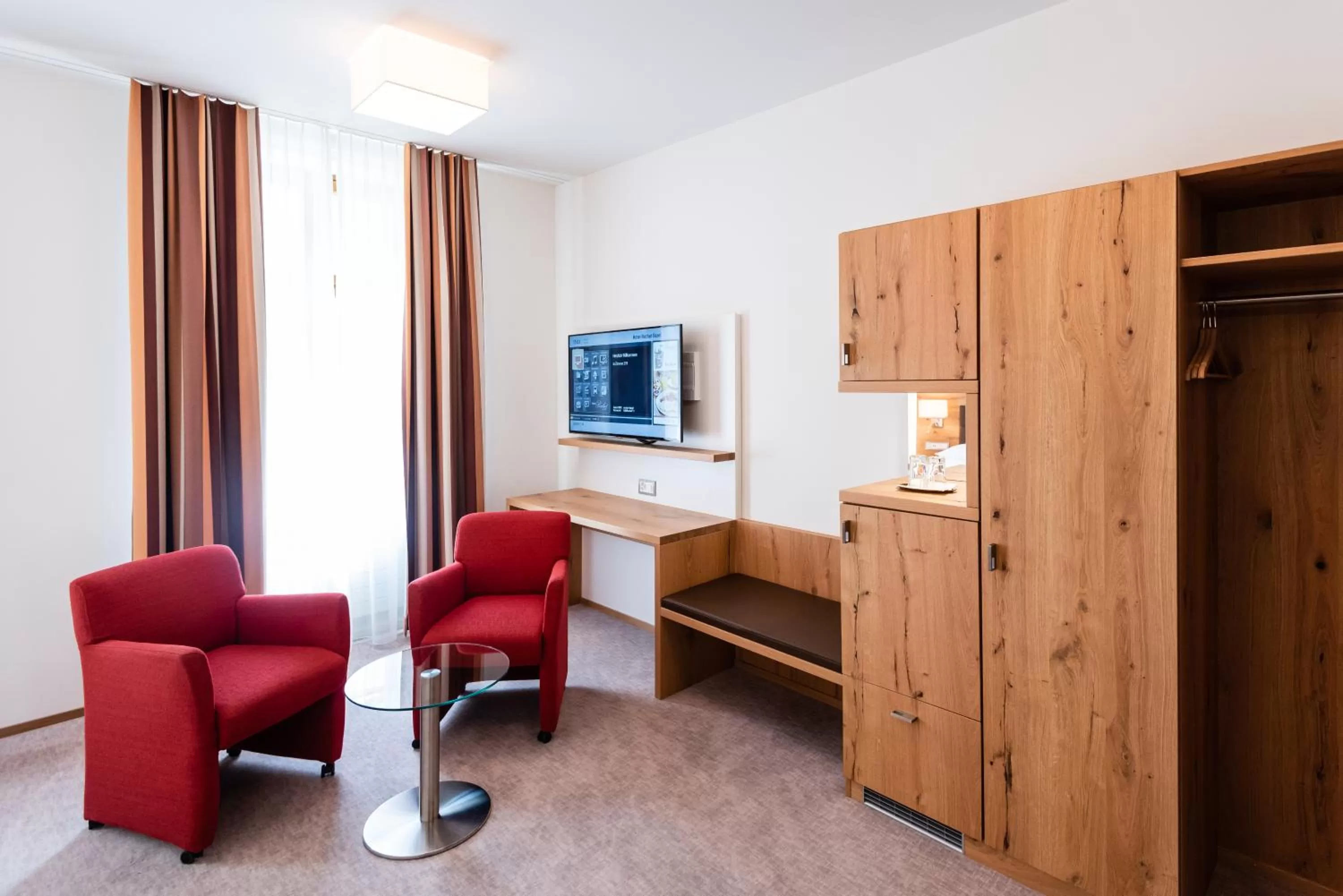 TV and multimedia in Central City Hotel Rochat