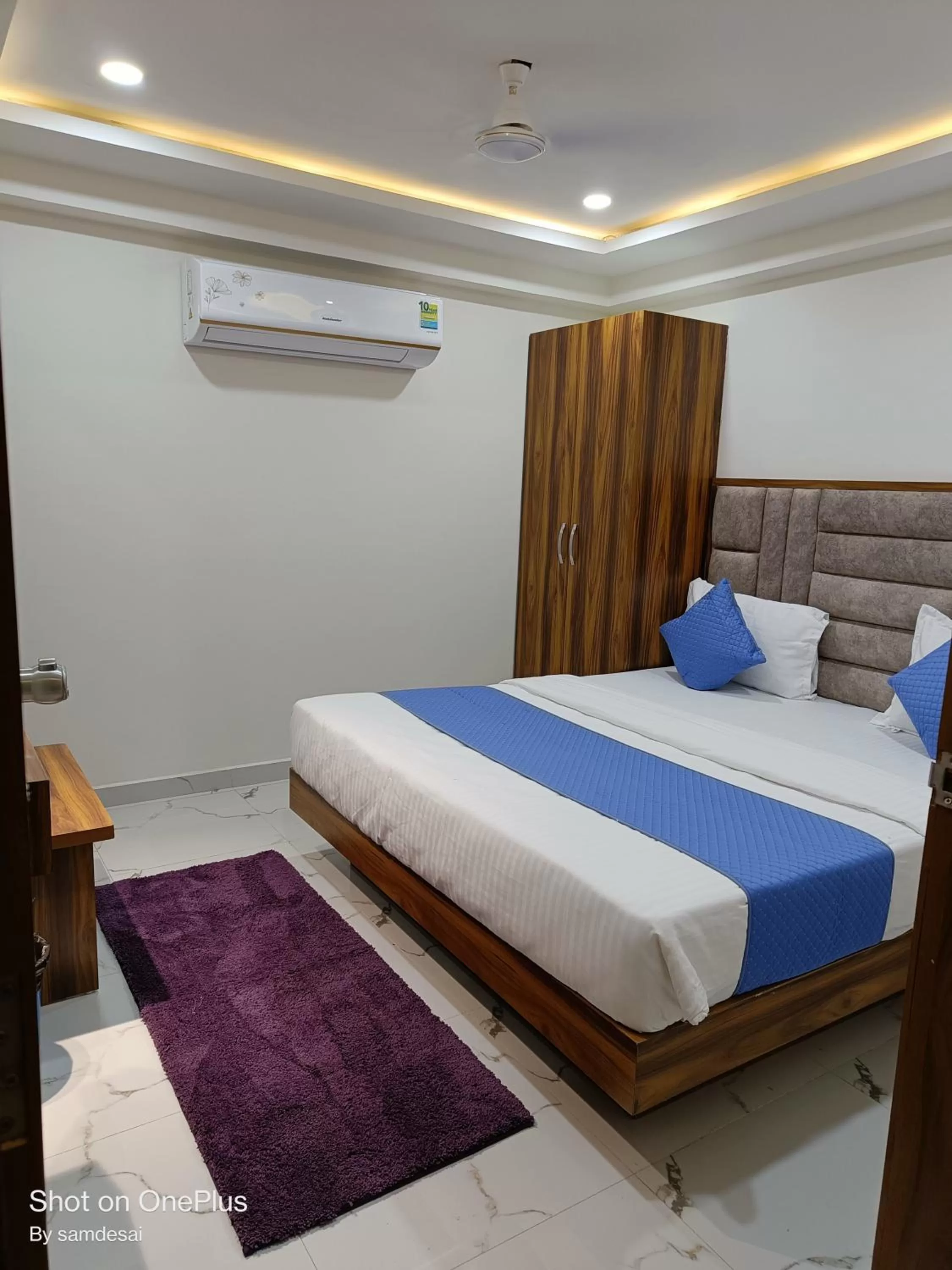 Bed in HOTEL ROYAL GRAND