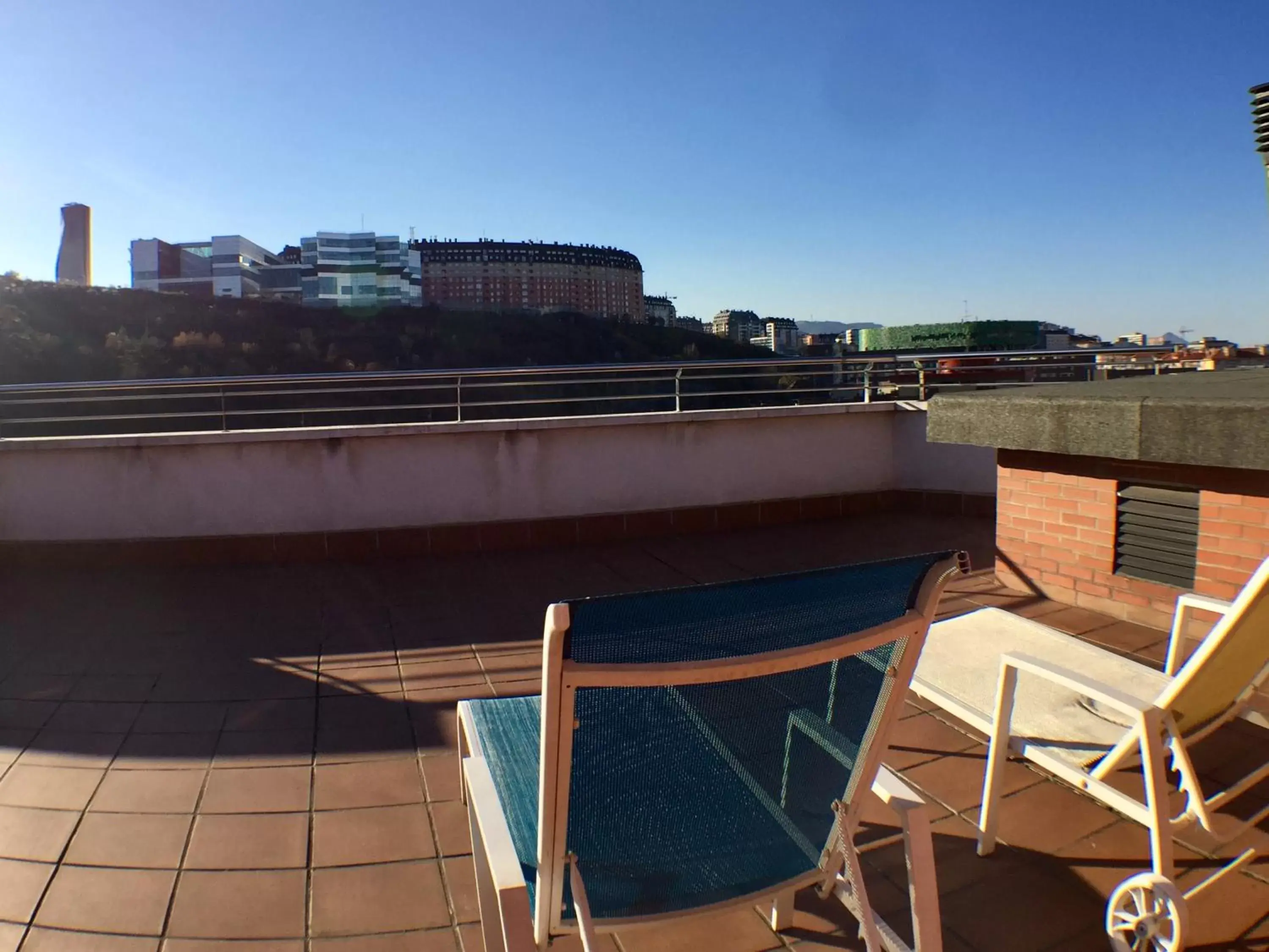 City view, Balcony/Terrace in Bilbao Apartamentos Atxuri