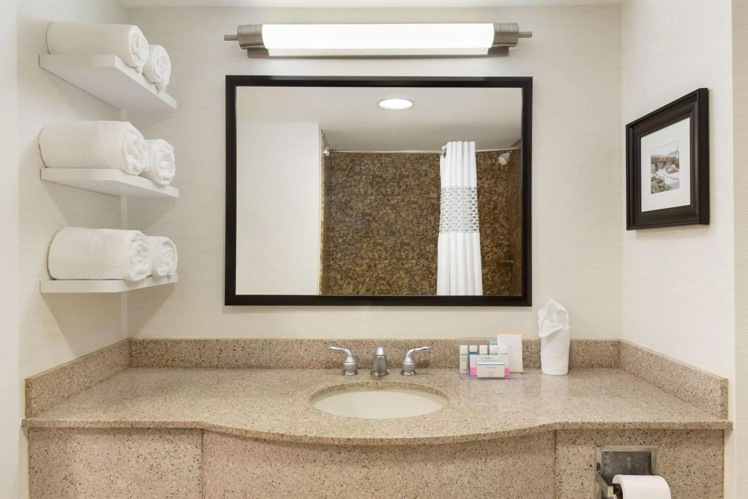 Bathroom in Hampton Inn & Suites by Hilton Manchester Bedford