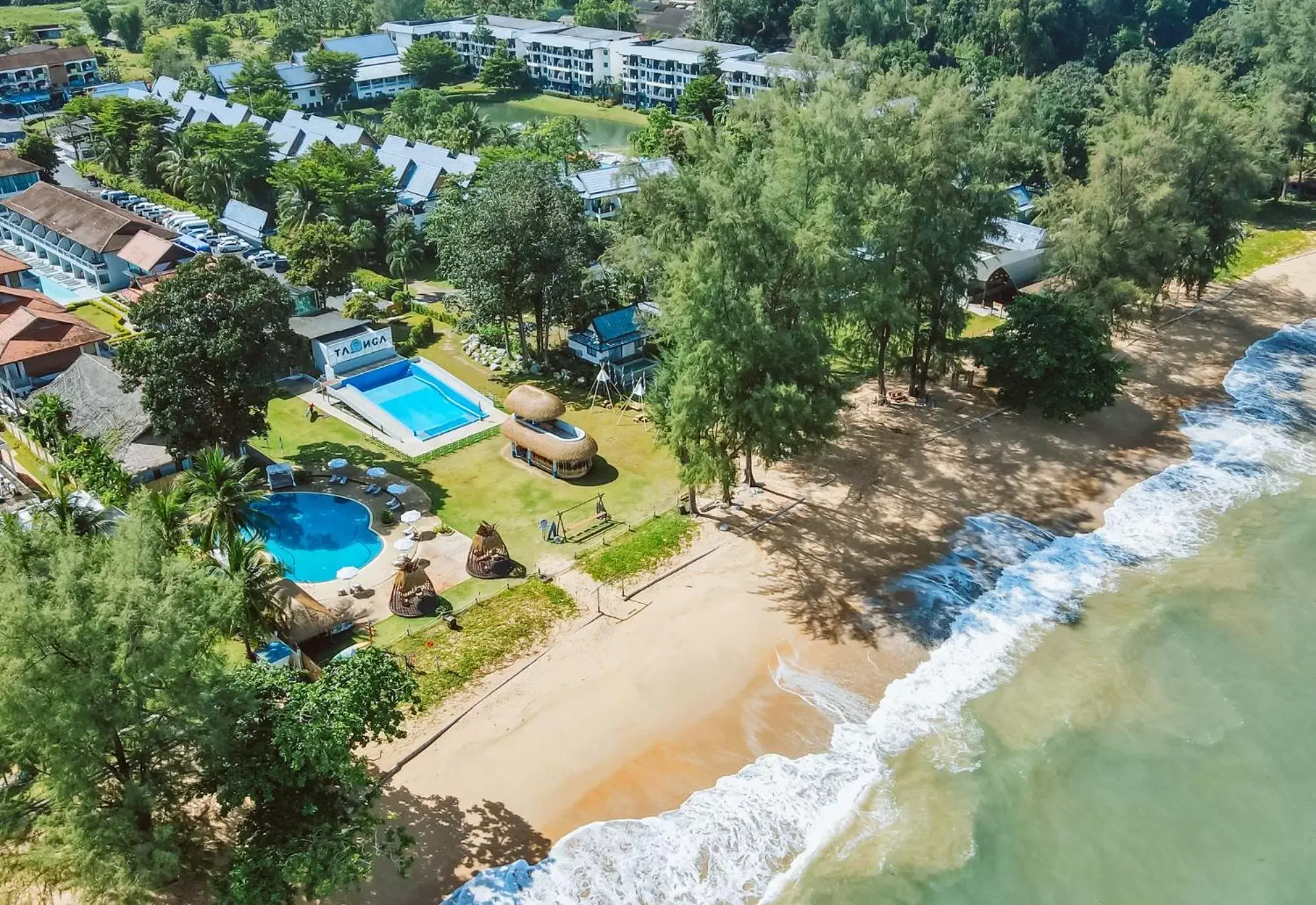 Bird's eye view, Bird's-eye View in Khaolak Emerald Surf Beach Resort and Spa - SHA Extra Plus