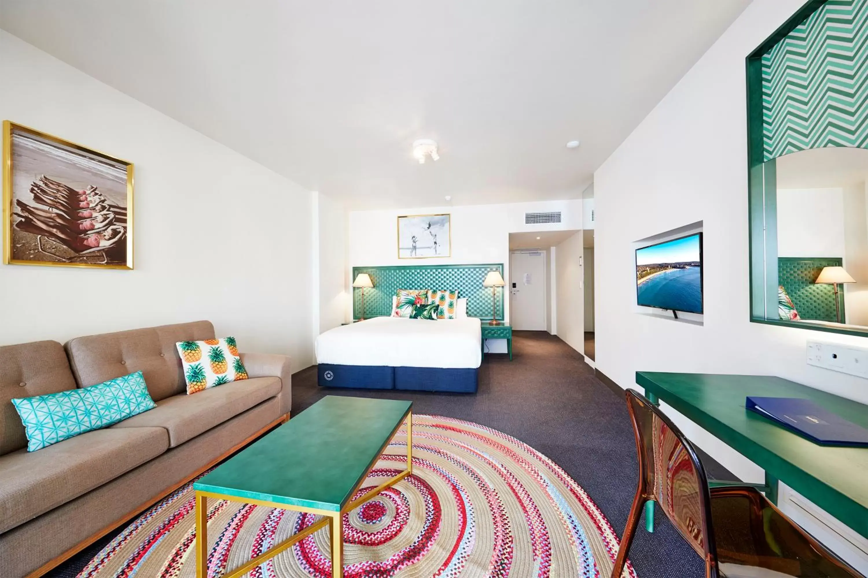 Bedroom, Seating Area in The Sebel Sydney Manly Beach