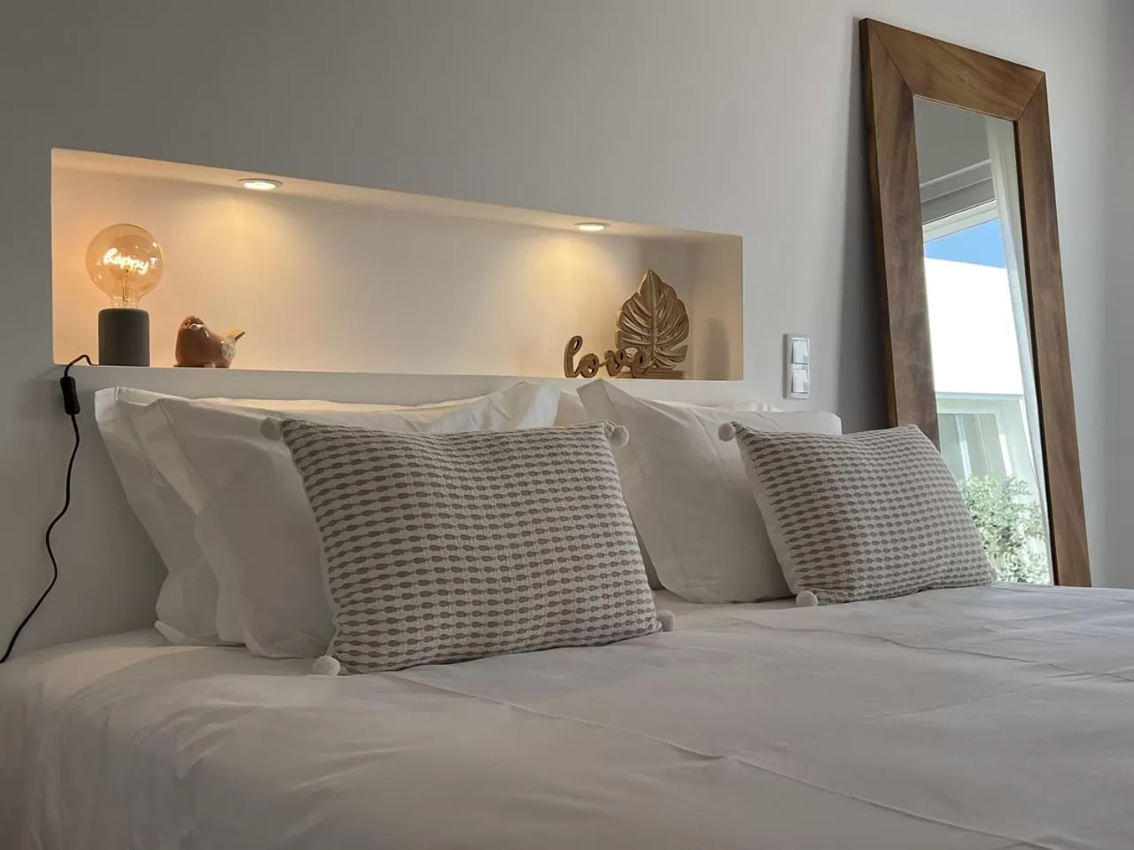 Bed in Alojamento White Rose Boutique