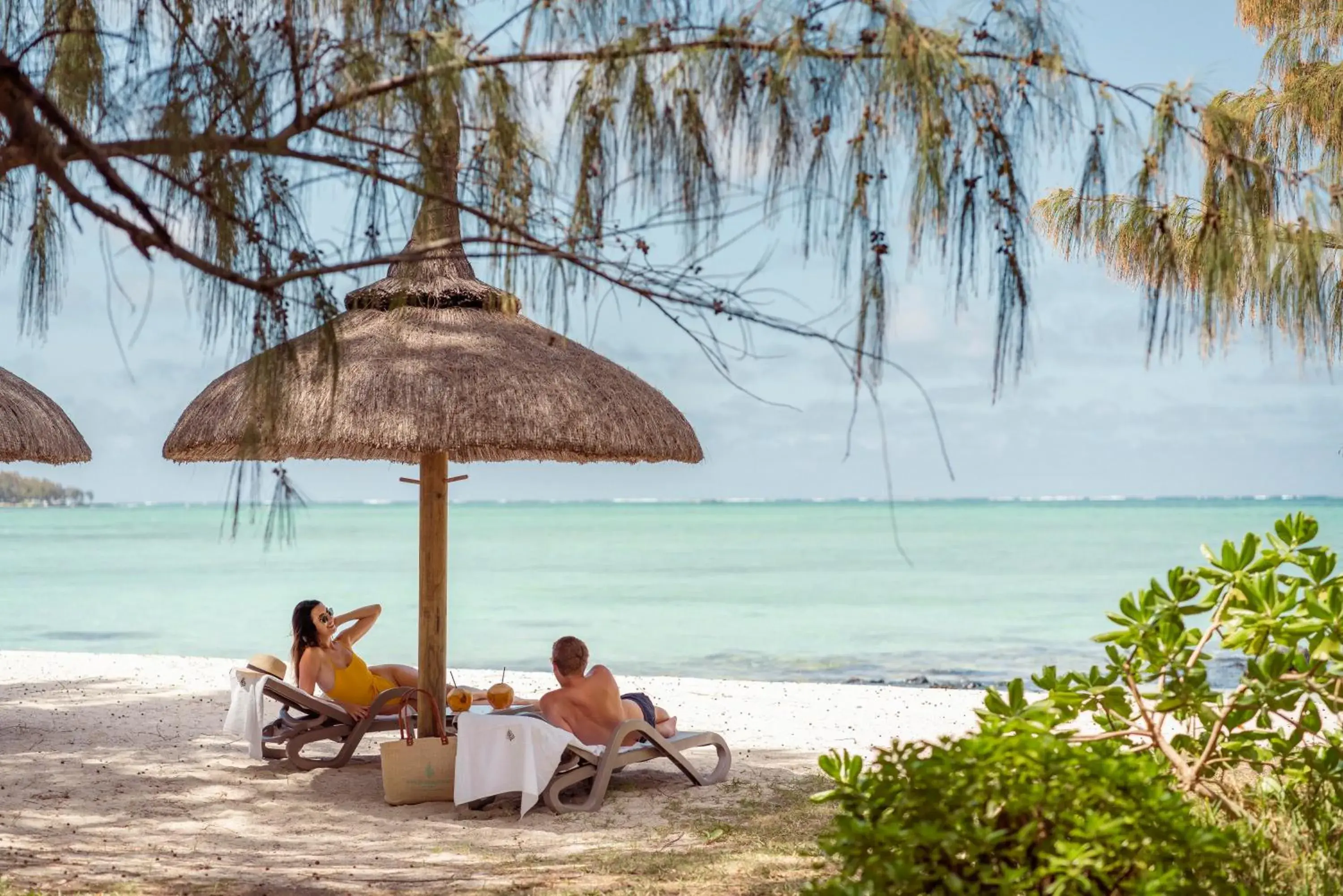 Beach in Four Seasons Resort Mauritius at Anahita