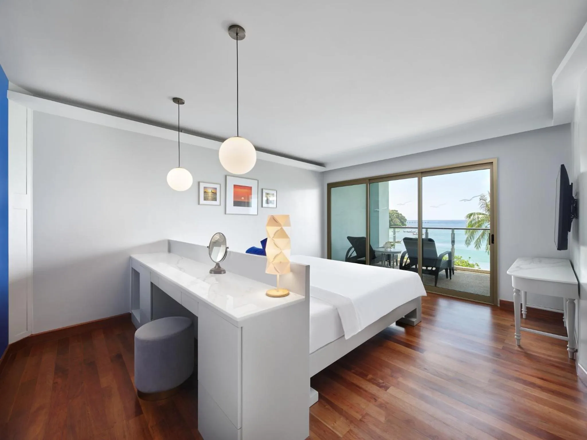 View (from property/room), Bed in Homm Bliss Southbeach Patong