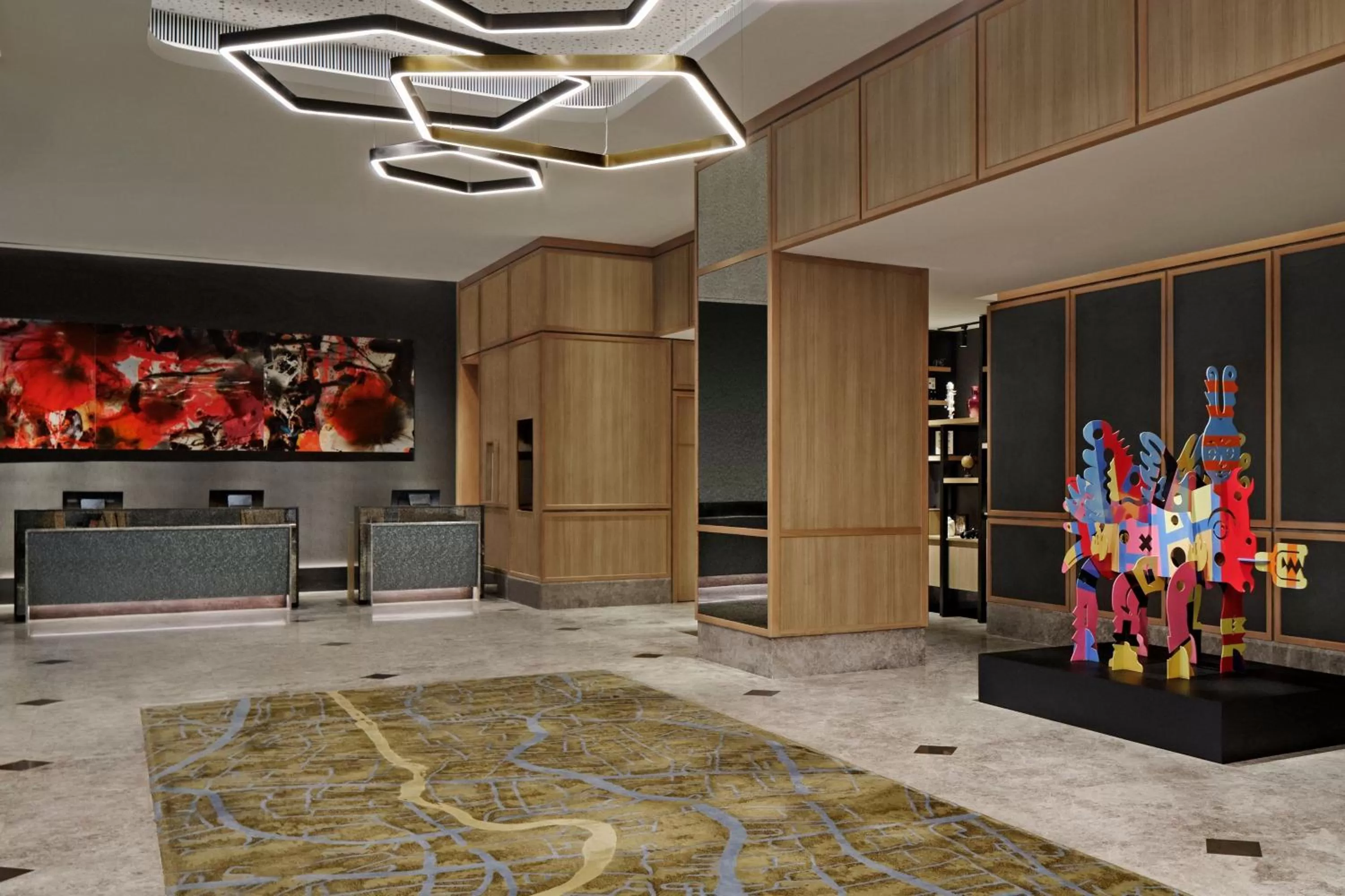 Lobby or reception in Four Points by Sheraton Surabaya, Pakuwon Indah