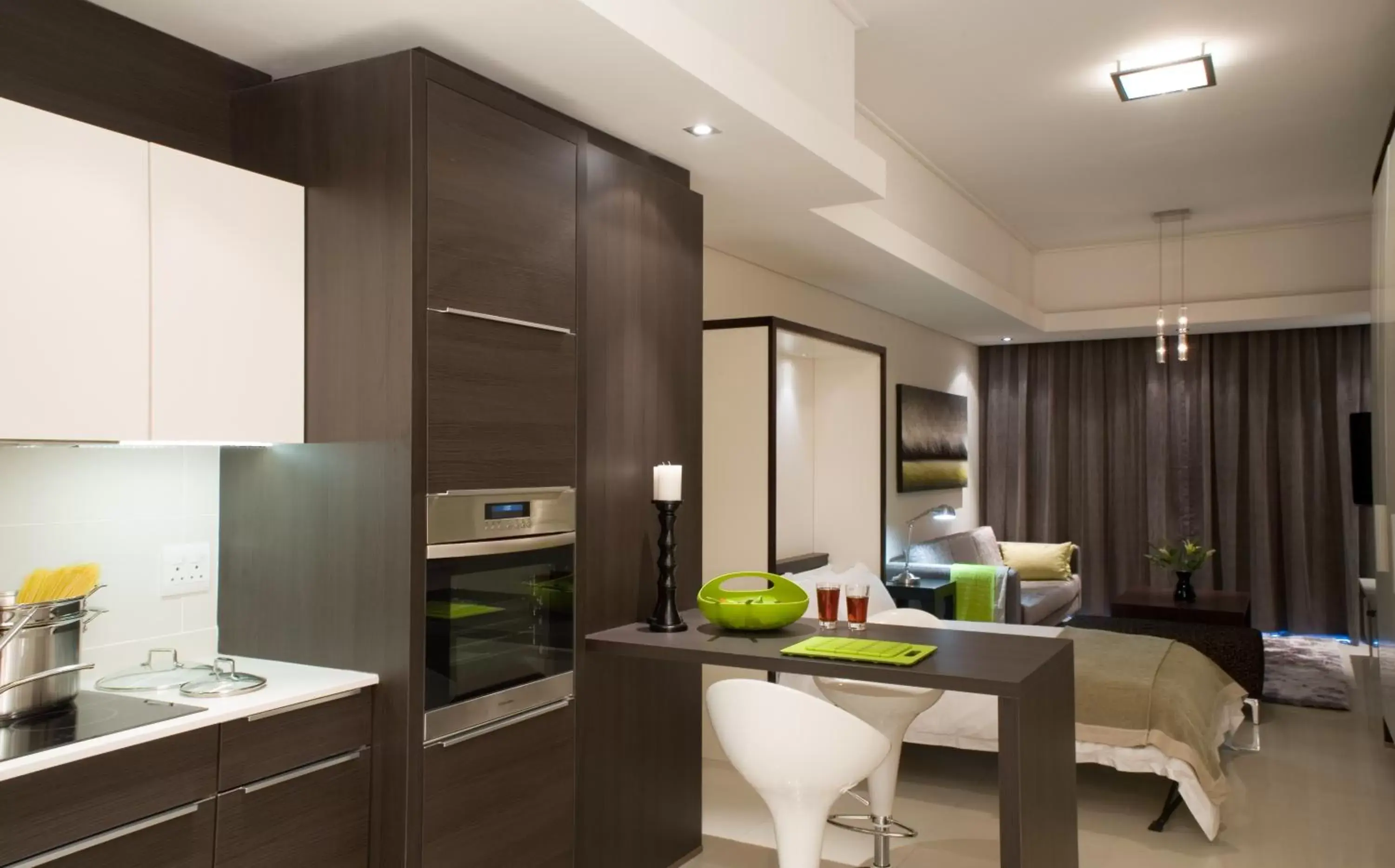 Kitchen or kitchenette in The Residences at Crystal Towers