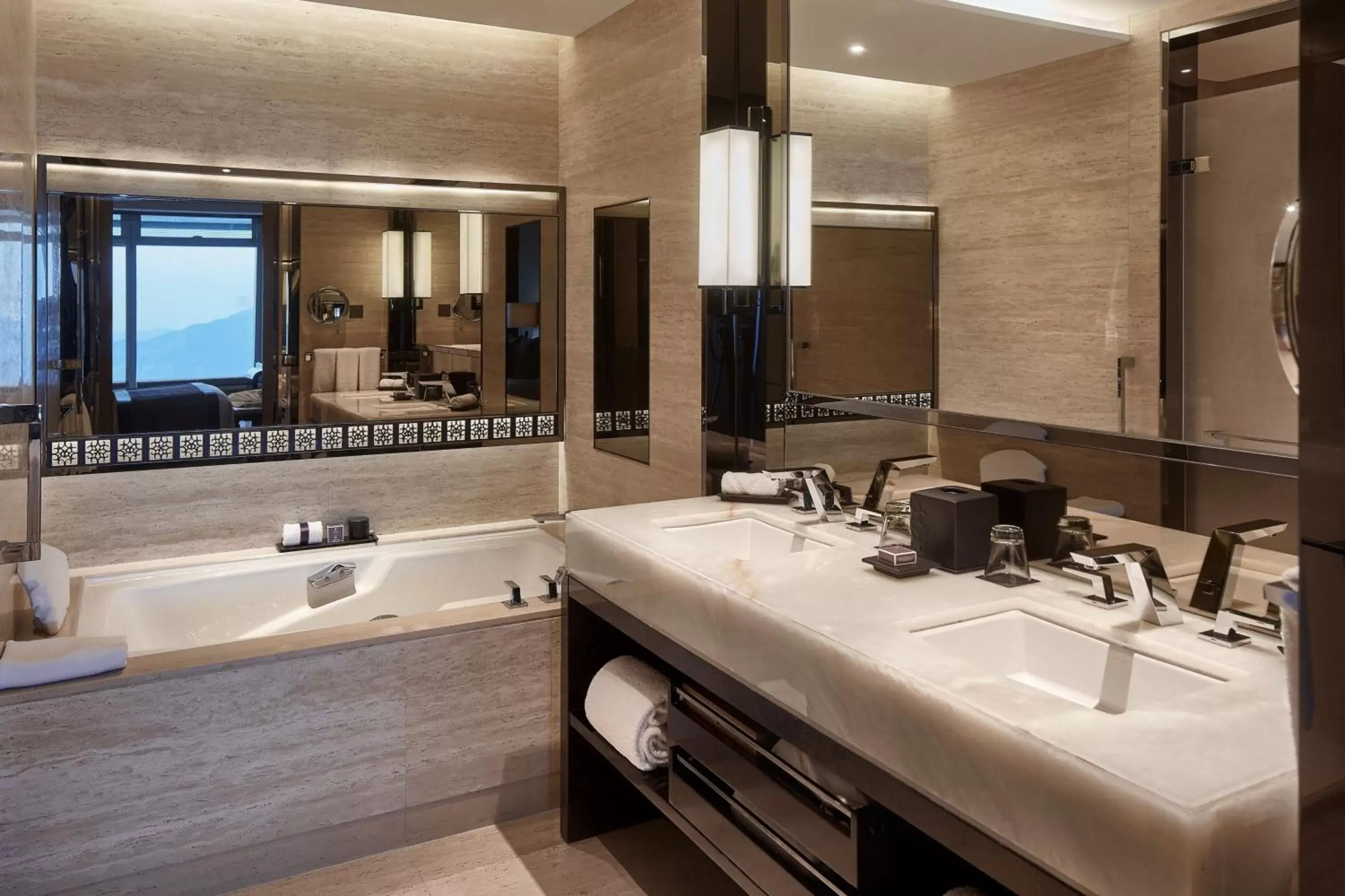 Bathroom in The Ritz-Carlton Hong Kong