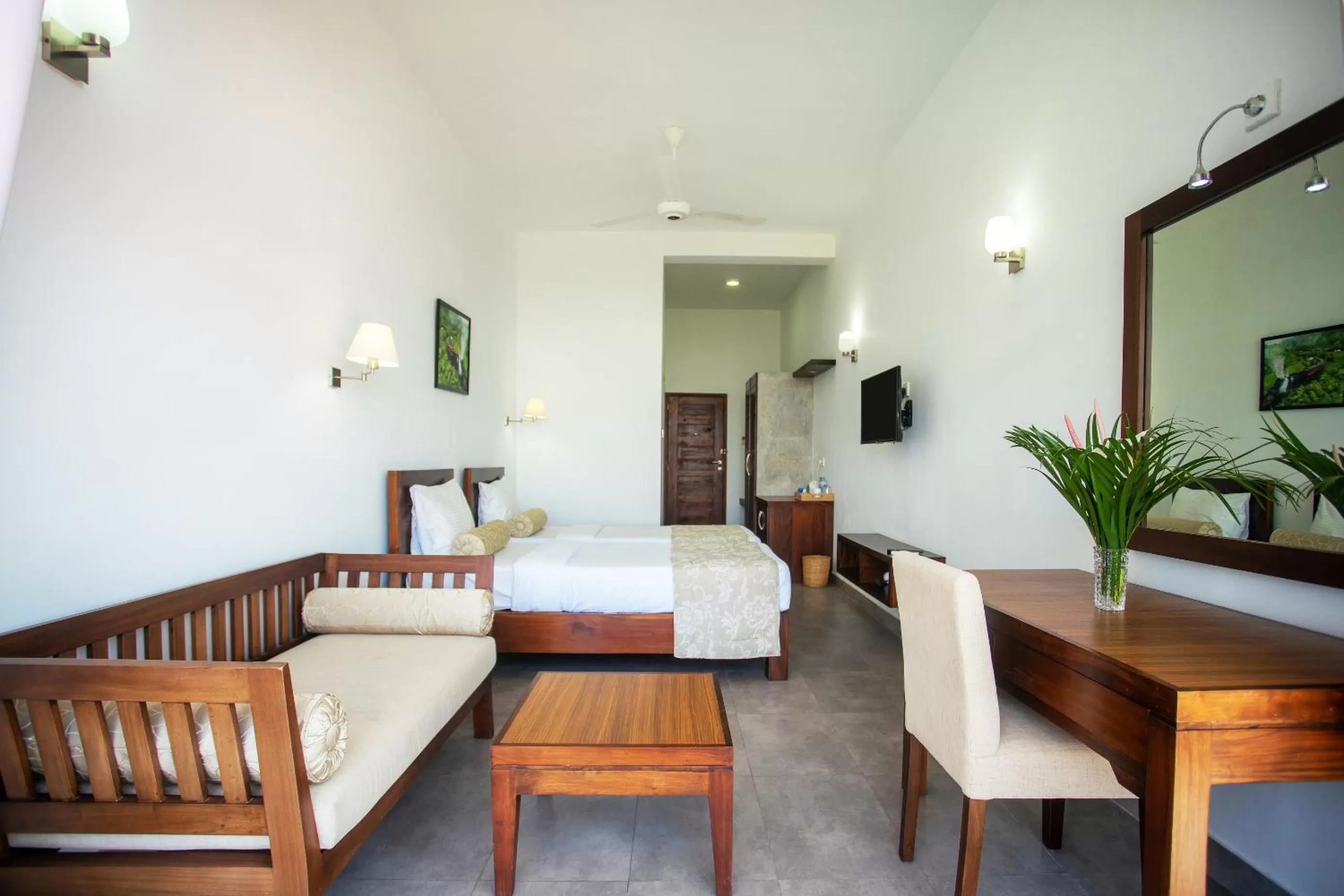 Photo of the whole room, Bed in The Kandyan Villa