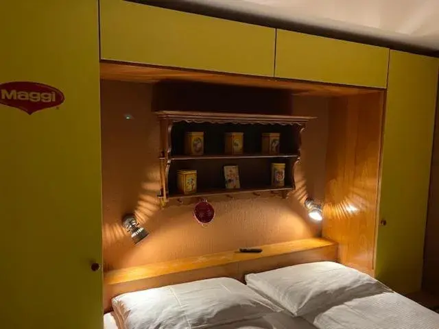 Bed in Hotel Kronenhof