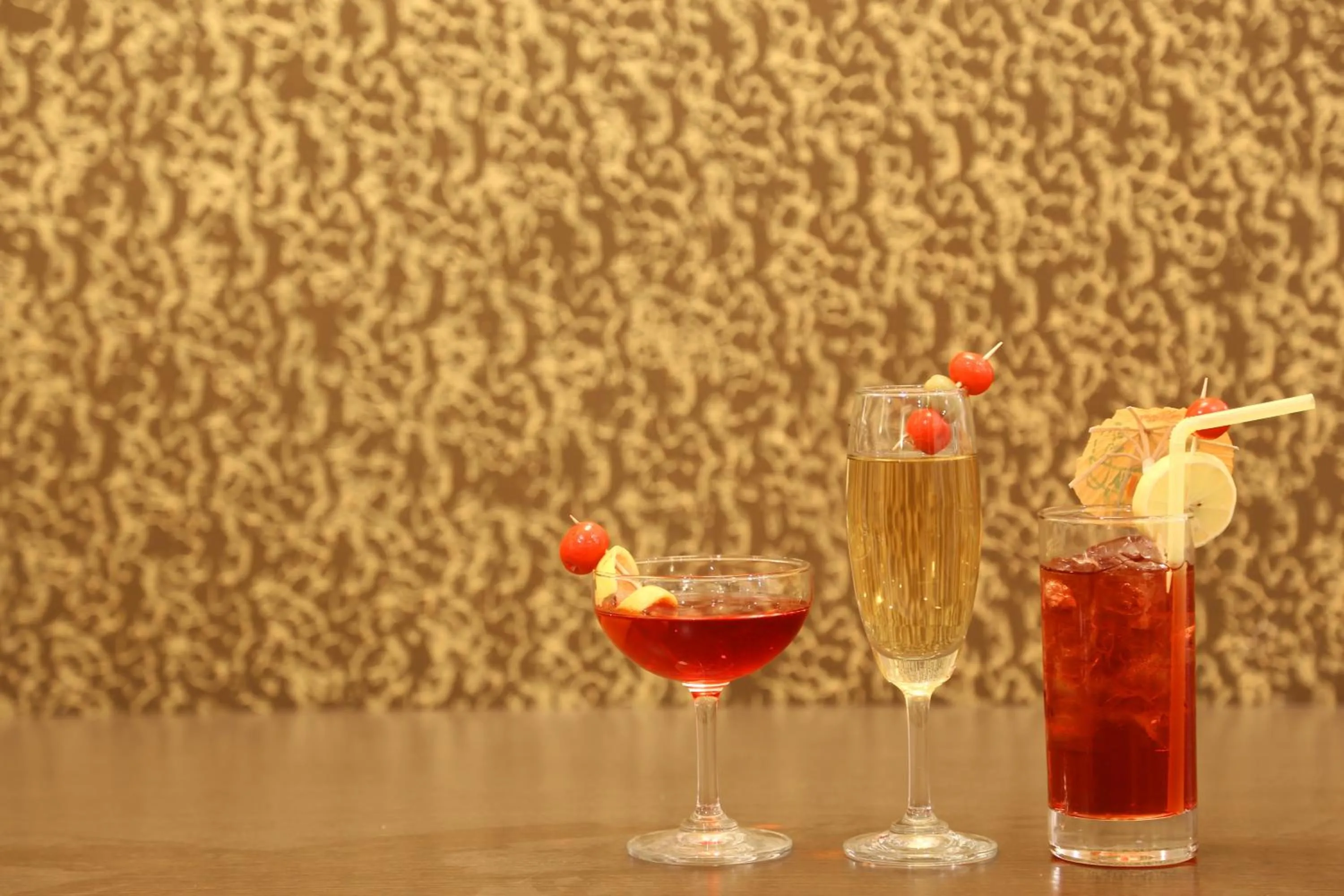 Alcoholic drinks in Hotel Harmika