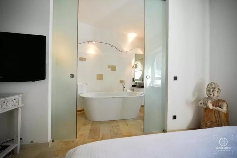 Bathroom, Bed in Domaine Leidinger