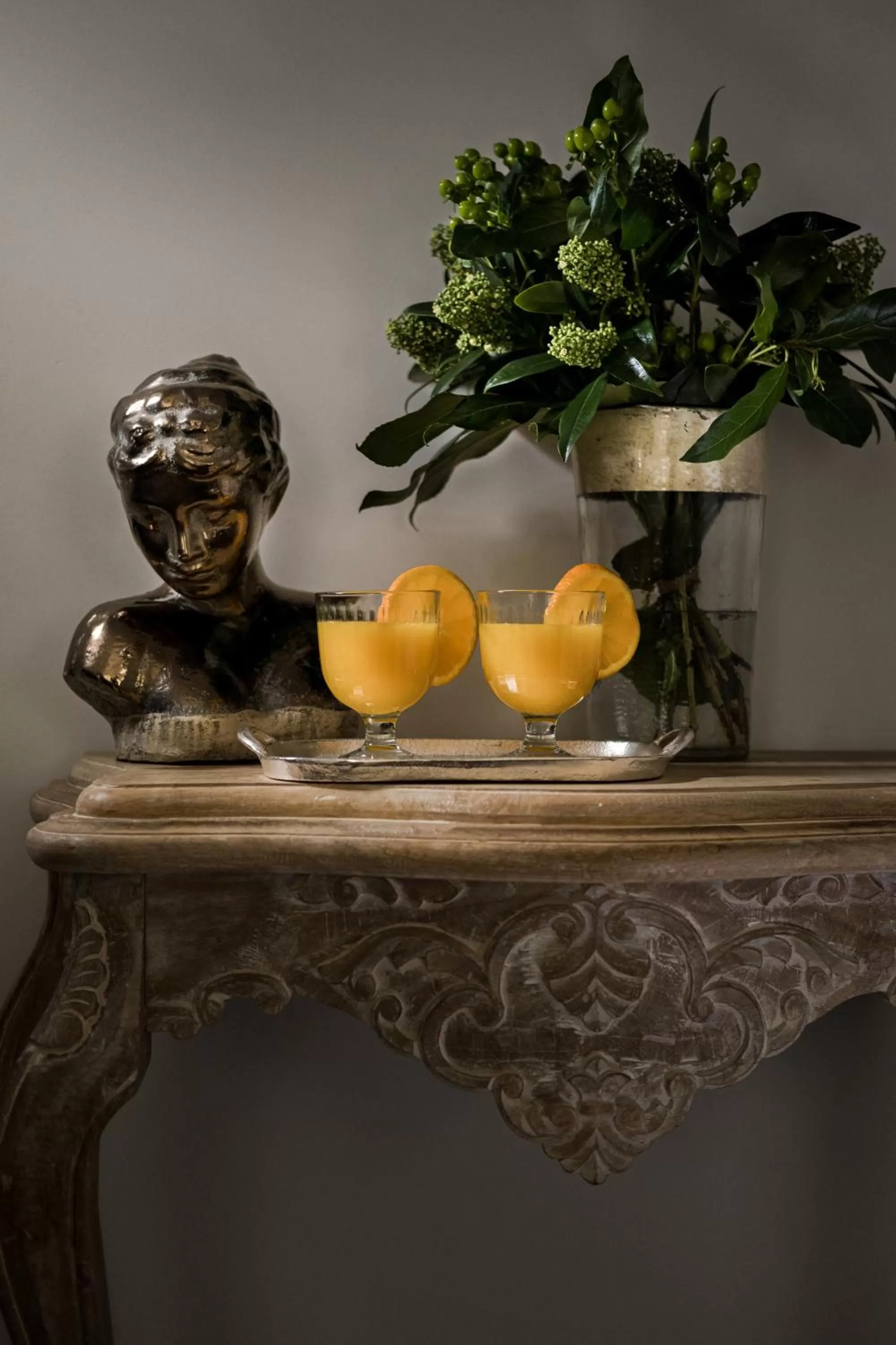 Food and drinks in Palazzo Natoli Boutique Hotel