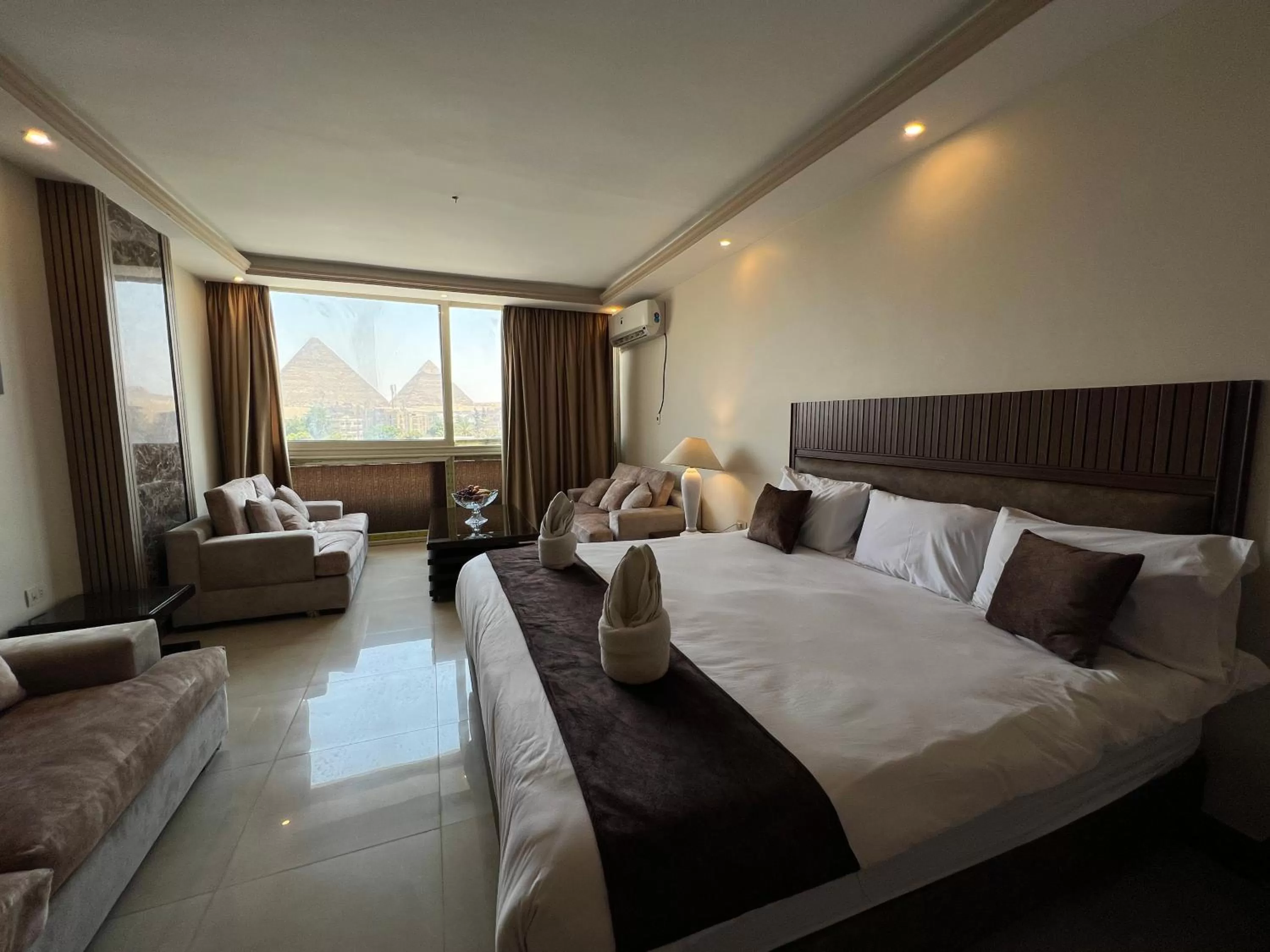 Bed in The Muse Pyramids