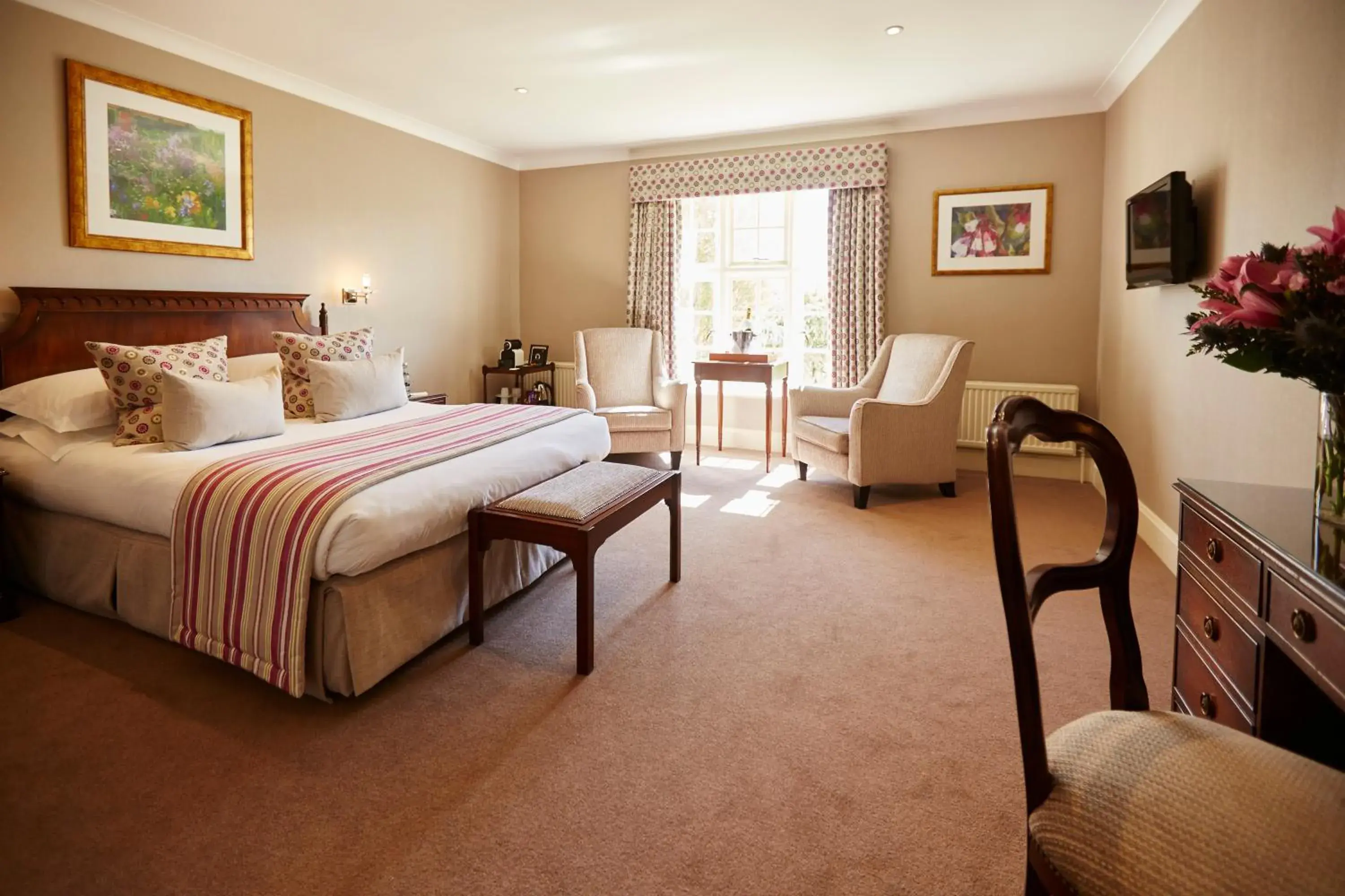 Bedroom in Tylney Hall Hotel