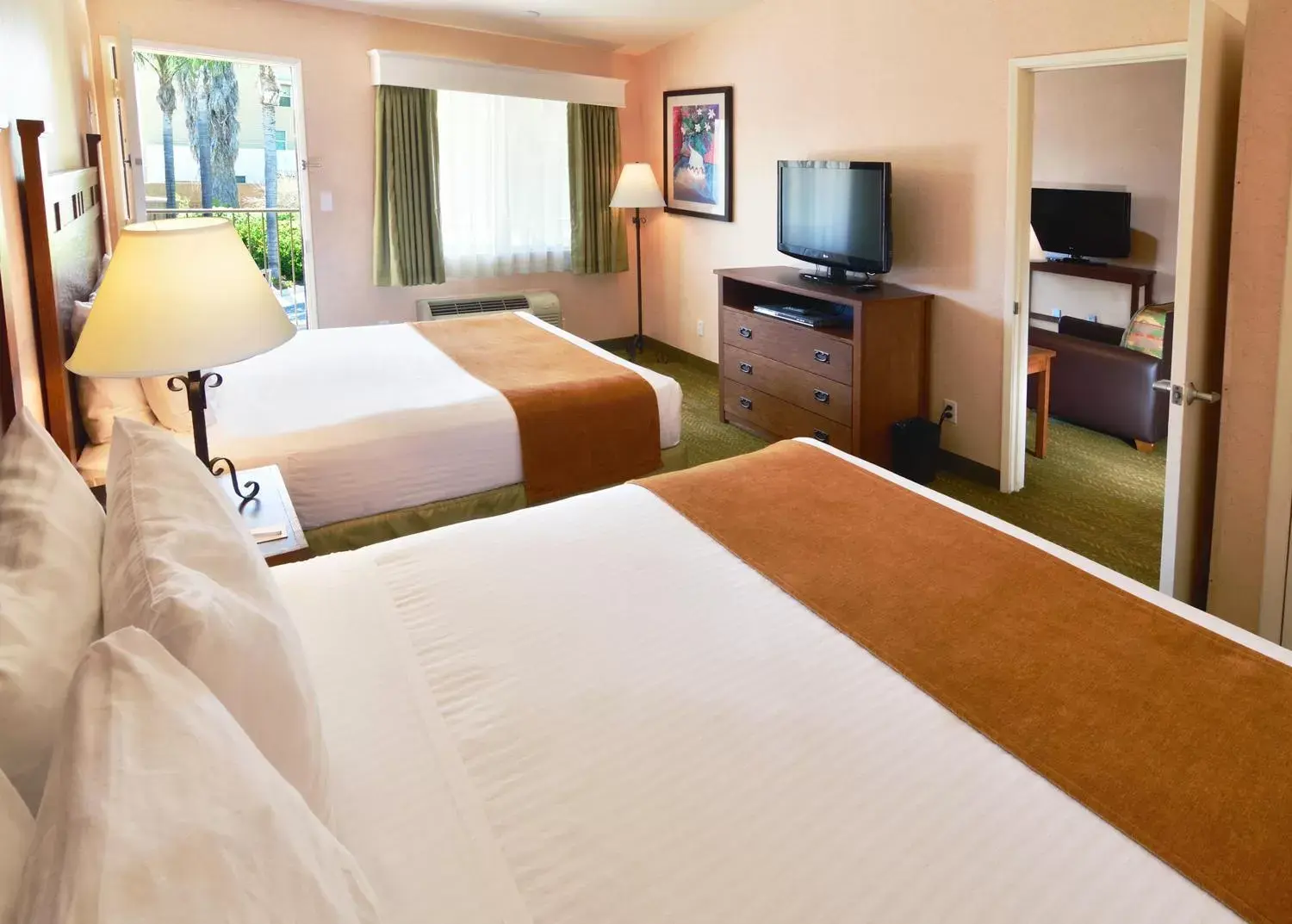 Bedroom, Bed in Lamplighter Inn & Suites at SDSU Bedroom, Bed in Lamplighter Inn & Suites at SDSU