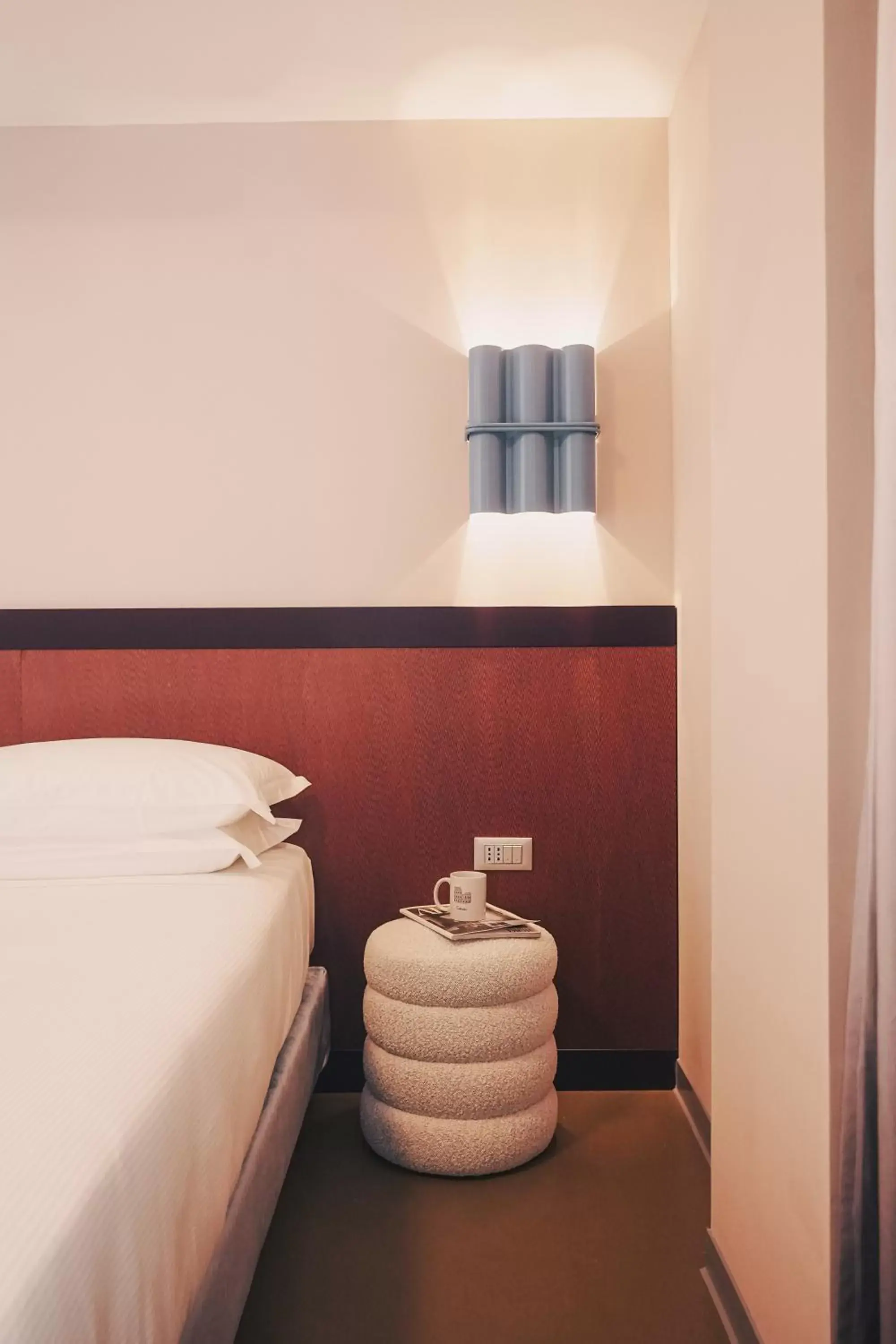 Bed, Bathroom in Moderno Hotel Roma