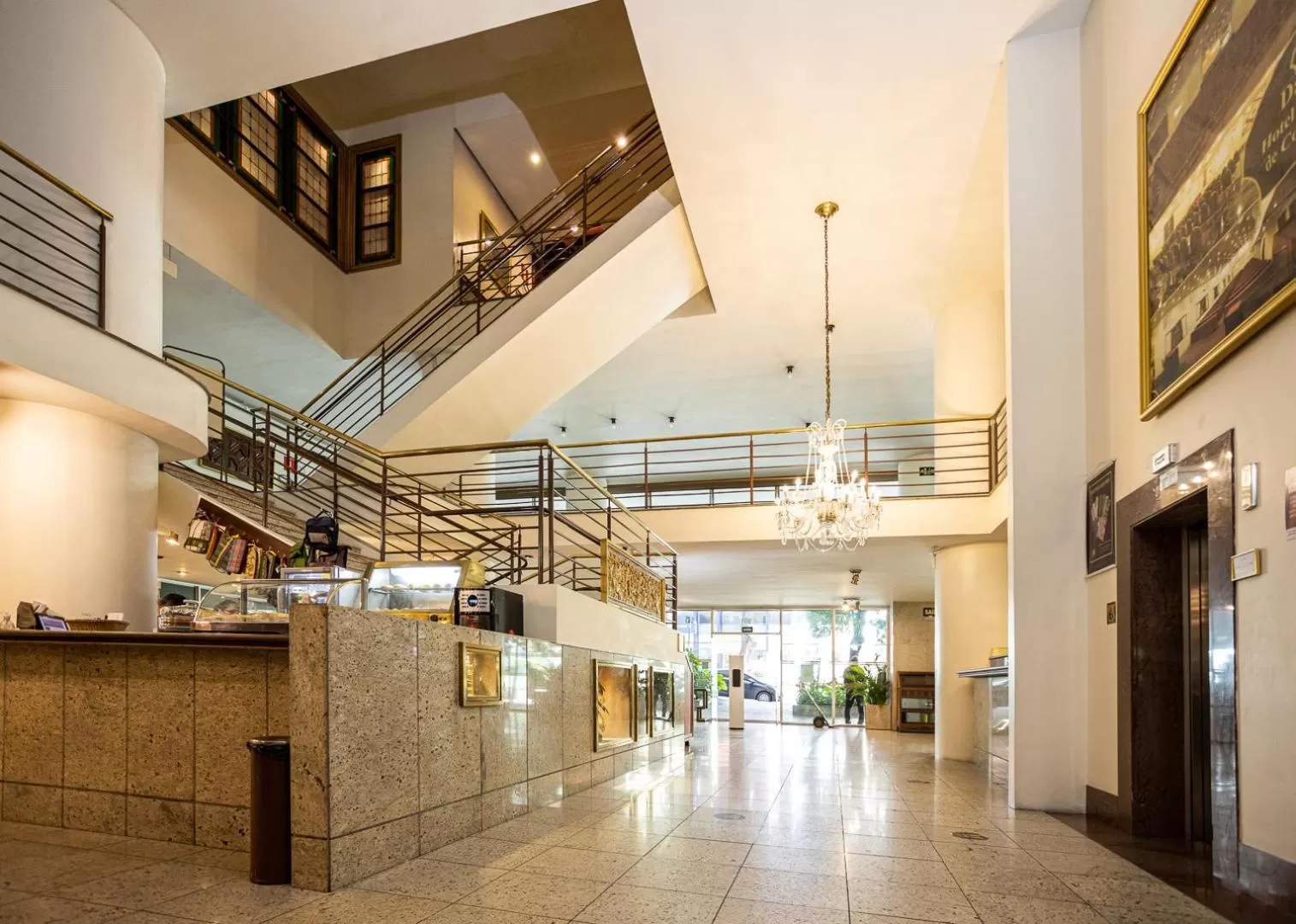 Lobby or reception in Dayrell Hotel e Centro de Convenções