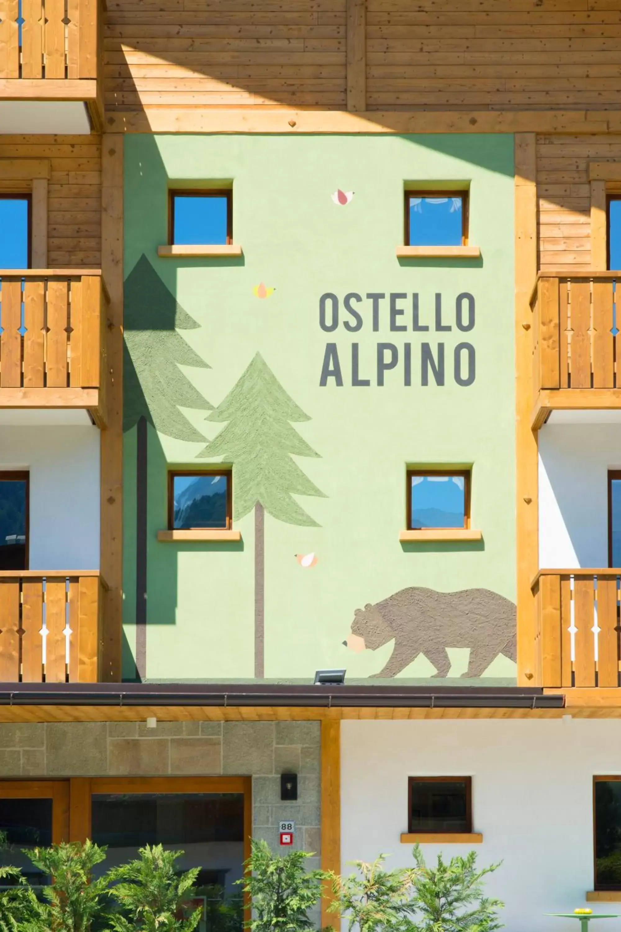 Property building in Ostello Alpino