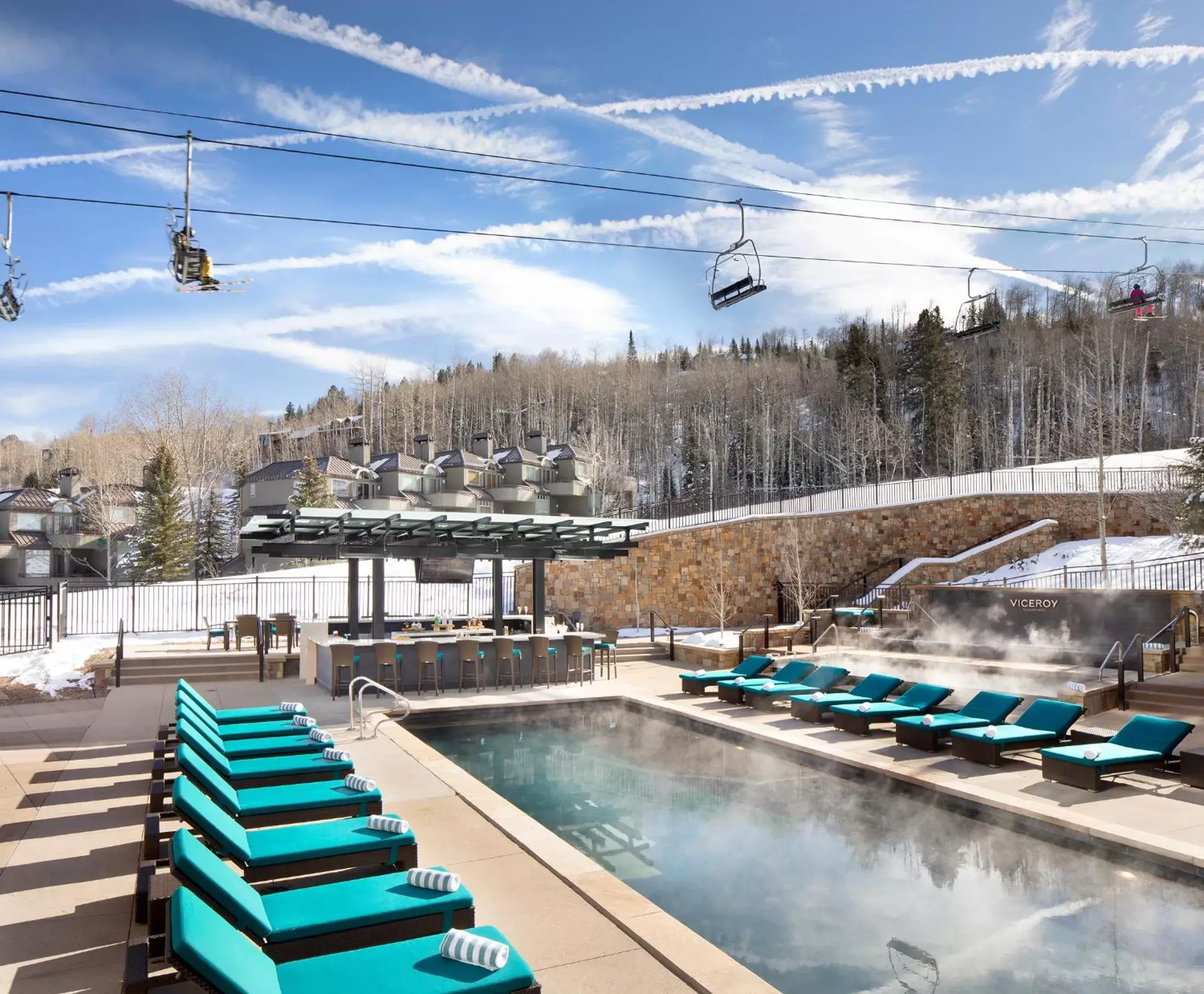 Patio, Swimming Pool in Viceroy Snowmass