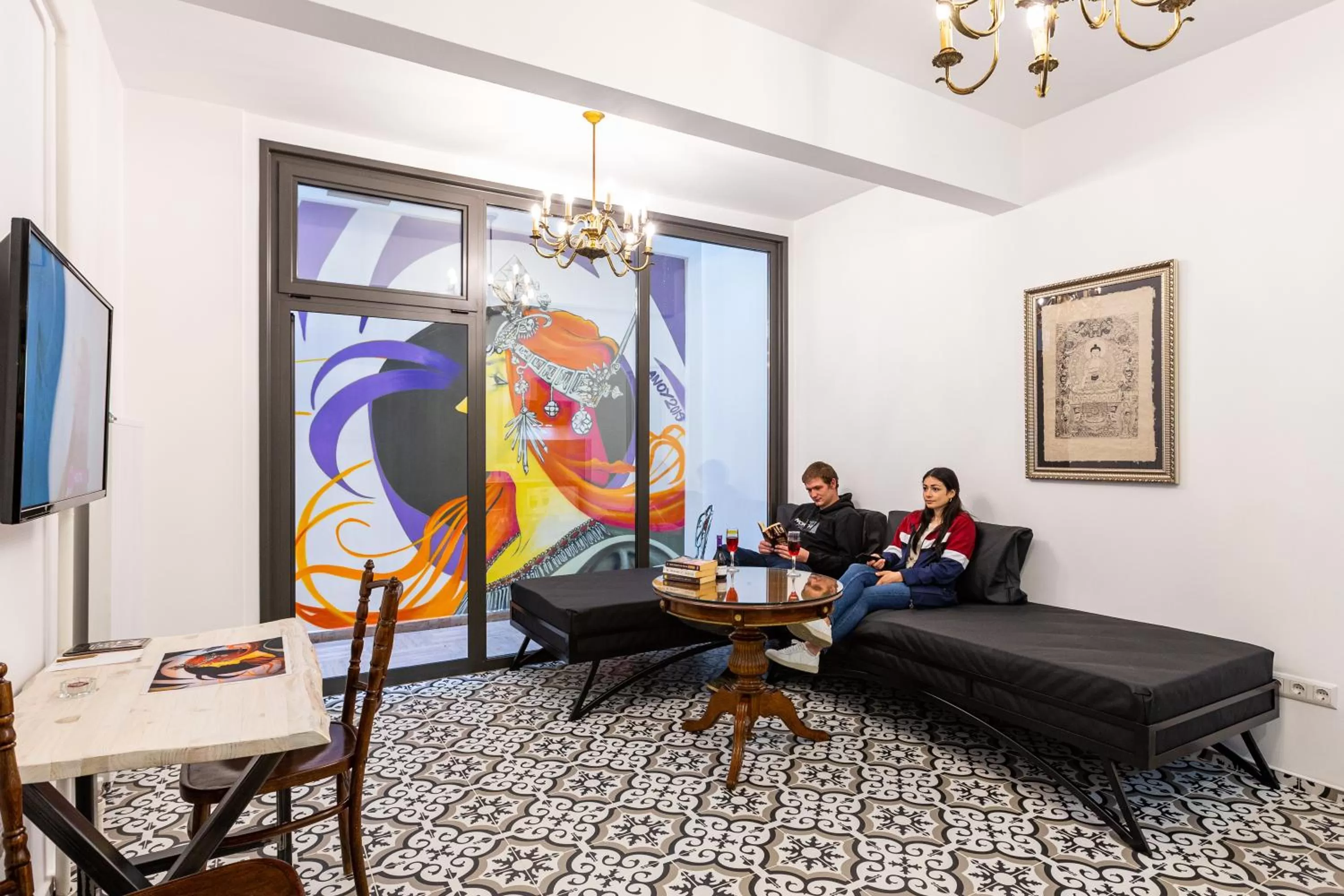 Living room in Villa Pera Suite Hotel