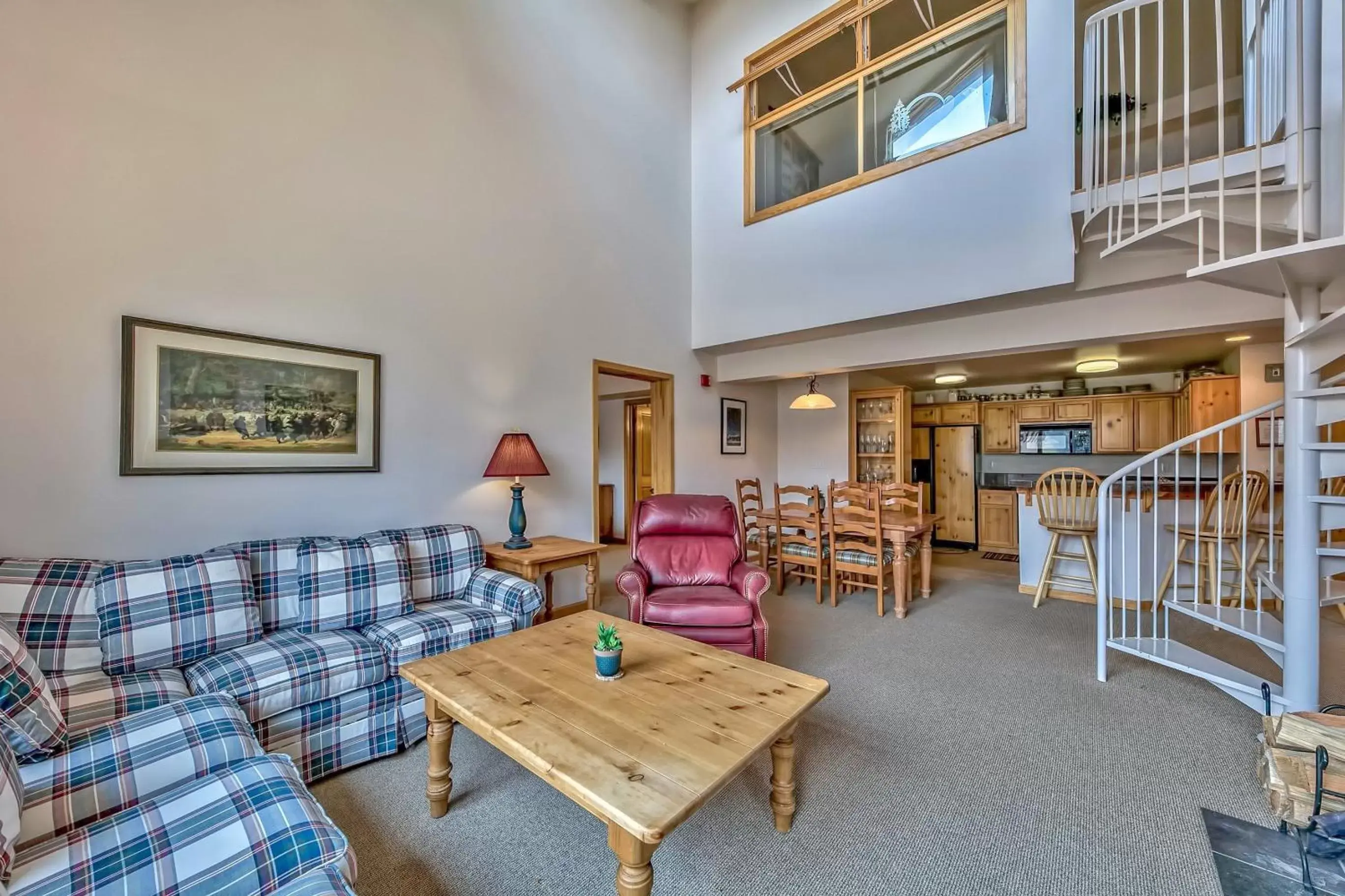 Living room, Seating Area in Kirkwood Mountain Resort Properties